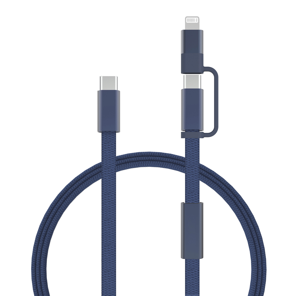 Cable de carga rápida 2 en 1 Arc RCS de 60W y 120 cm