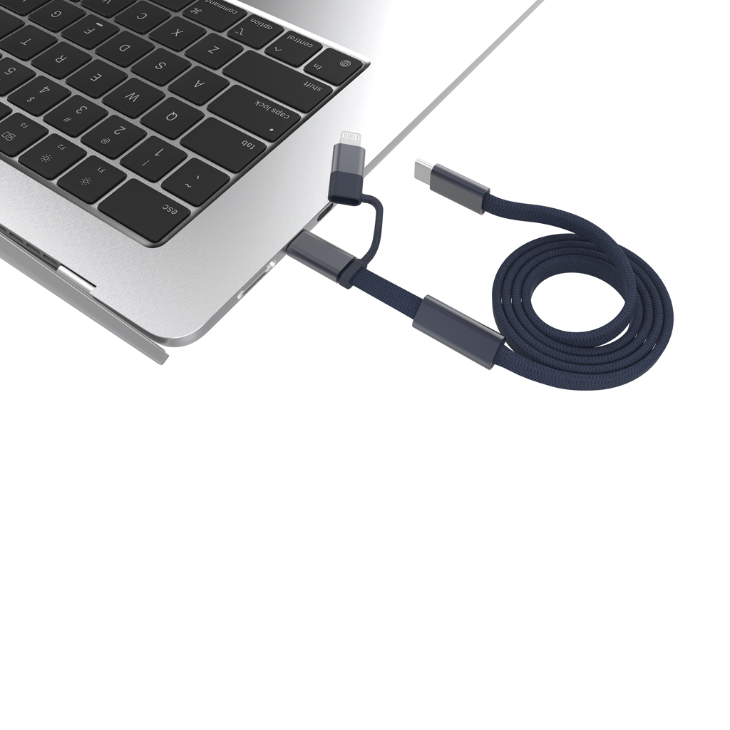 Cable de carga rápida 2 en 1 Arc RCS de 60W y 120 cm
