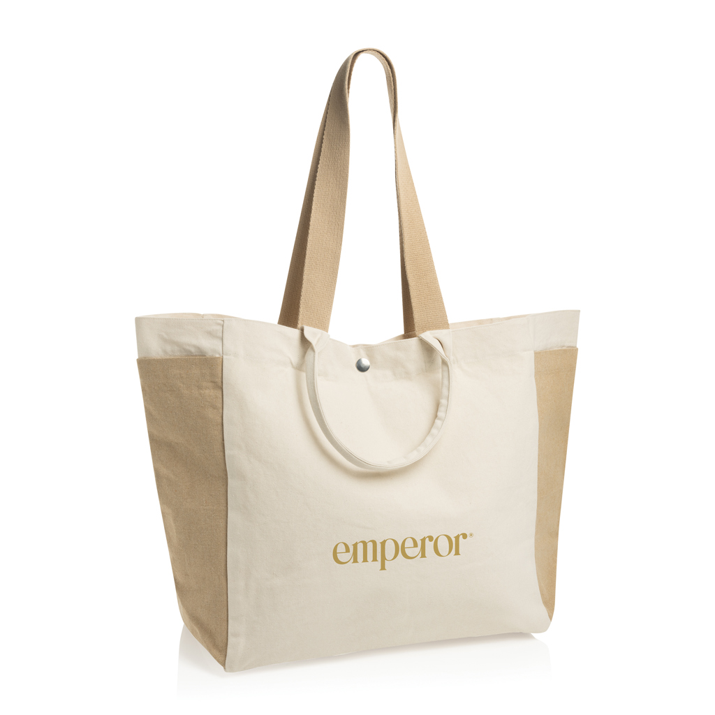 Bolsa de compra BEAU AWARE™ de lona reciclada 400 g/m²