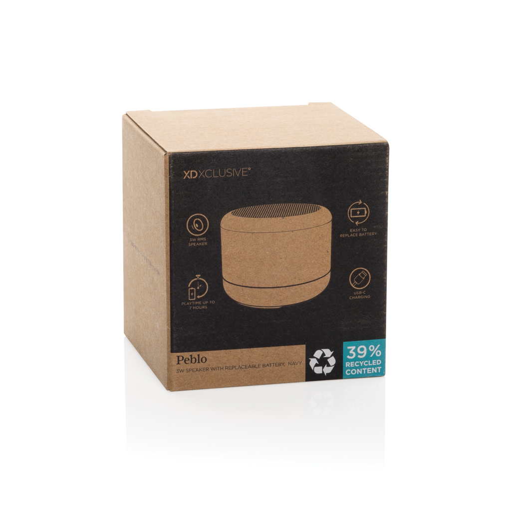 Altavoz Peblo RCS con batería extraíble 3W