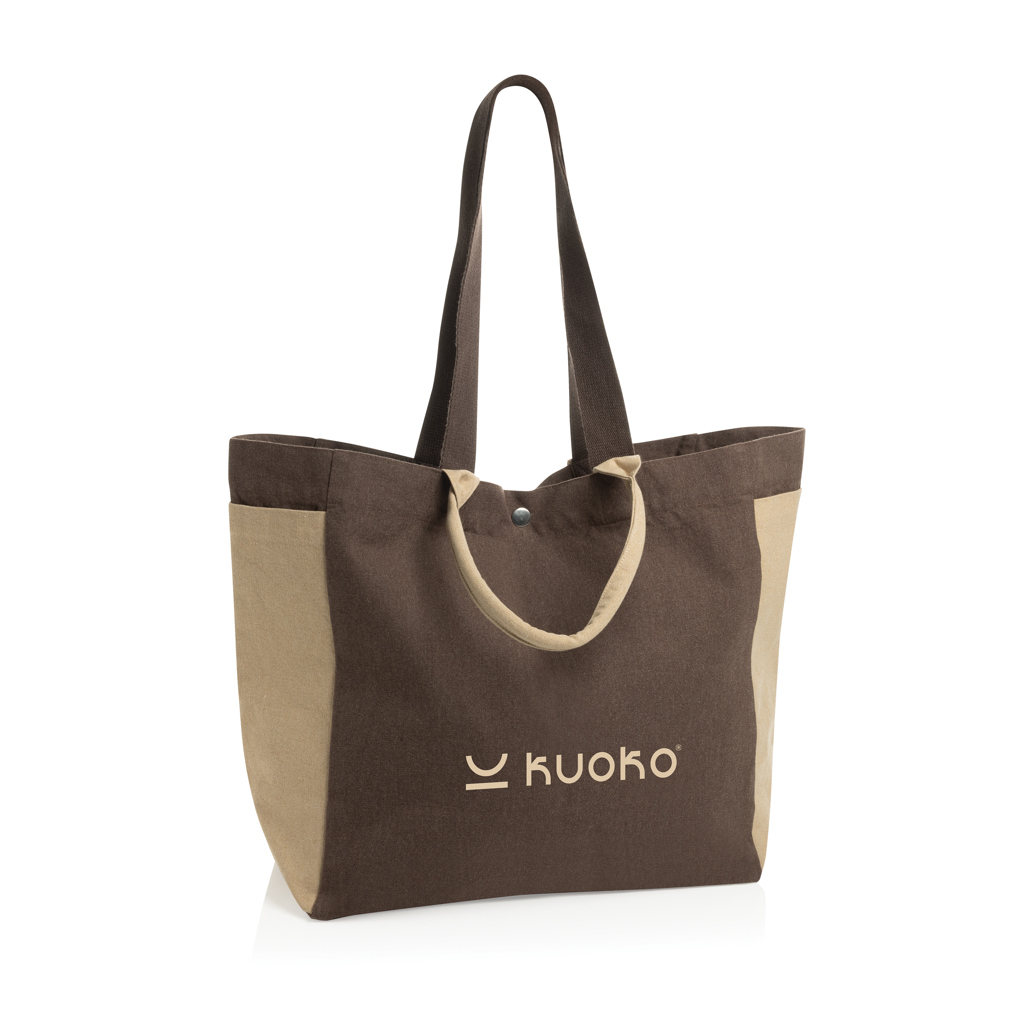 Bolsa de compra BEAU AWARE™ de lona reciclada 400 g/m²