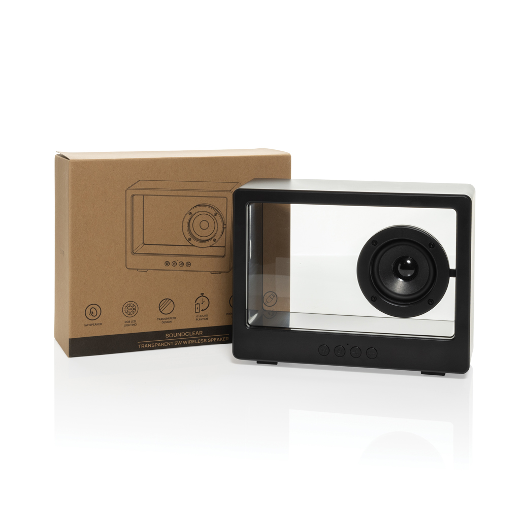 Altavoz inalámbrico Soundclear Transparent 5W