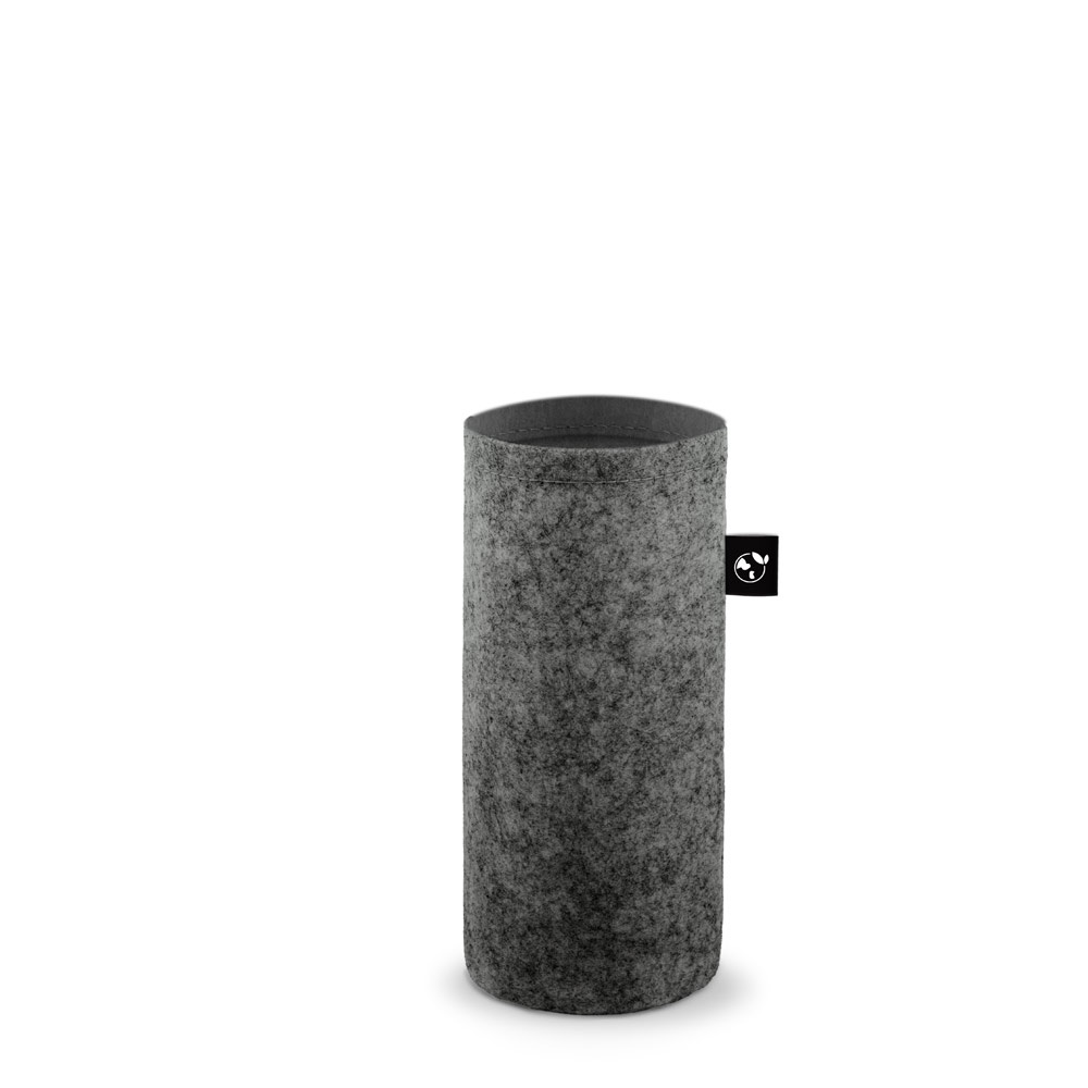 STOREY. Funda de fieltro reciclado (100% rPET), ideal para botellas