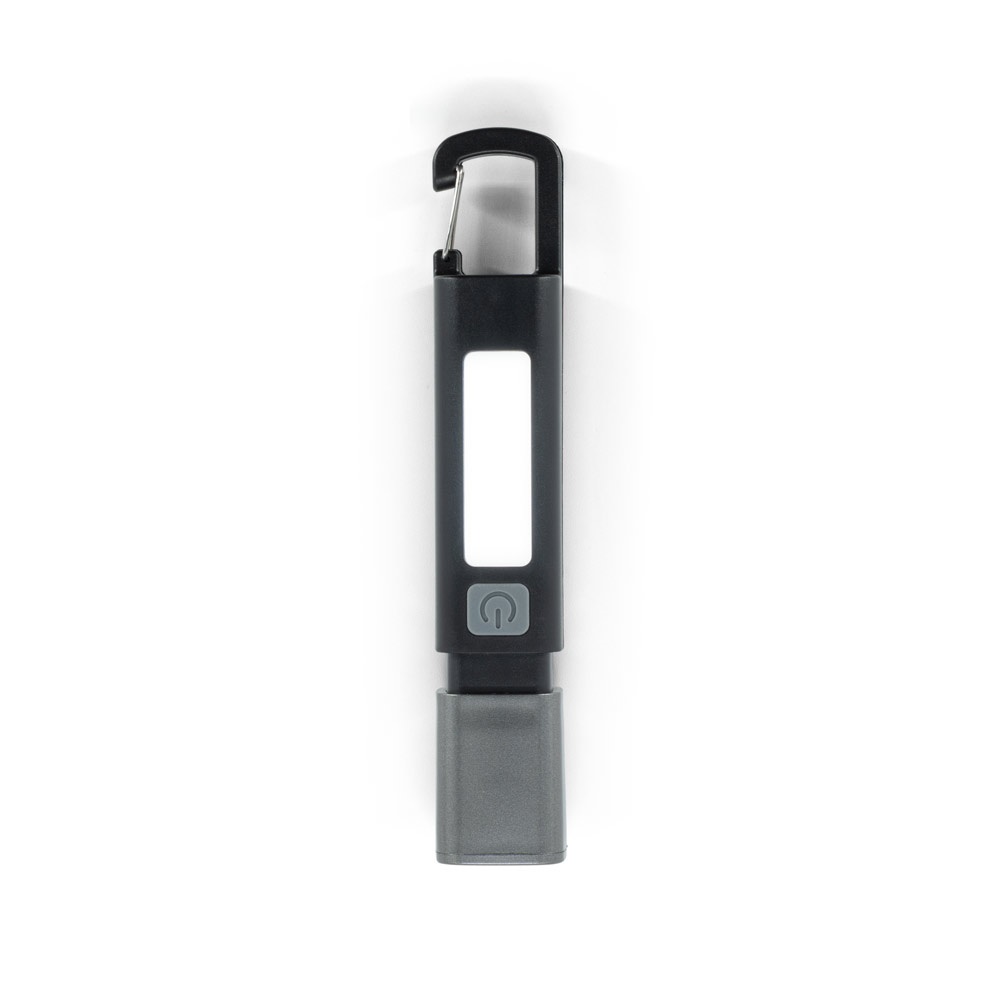 WIGGINS. Linterna de ABS, con una luz LED de 2 W (53 lúmenes) en la parte delantera y una luz COB (53 lúmenes) en la parte superior