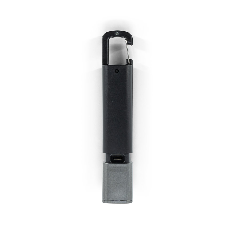 WIGGINS. Linterna de ABS, con una luz LED de 2 W (53 lúmenes) en la parte delantera y una luz COB (53 lúmenes) en la parte superior