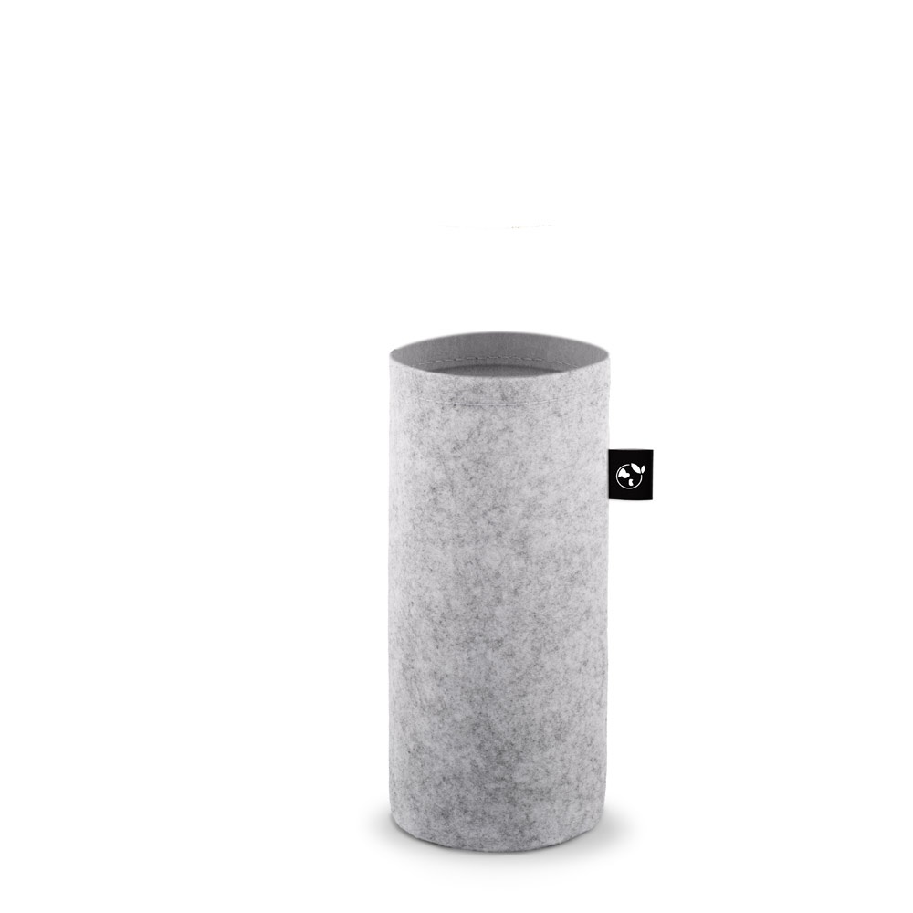 STOREY. Funda de fieltro reciclado (100% rPET), ideal para botellas