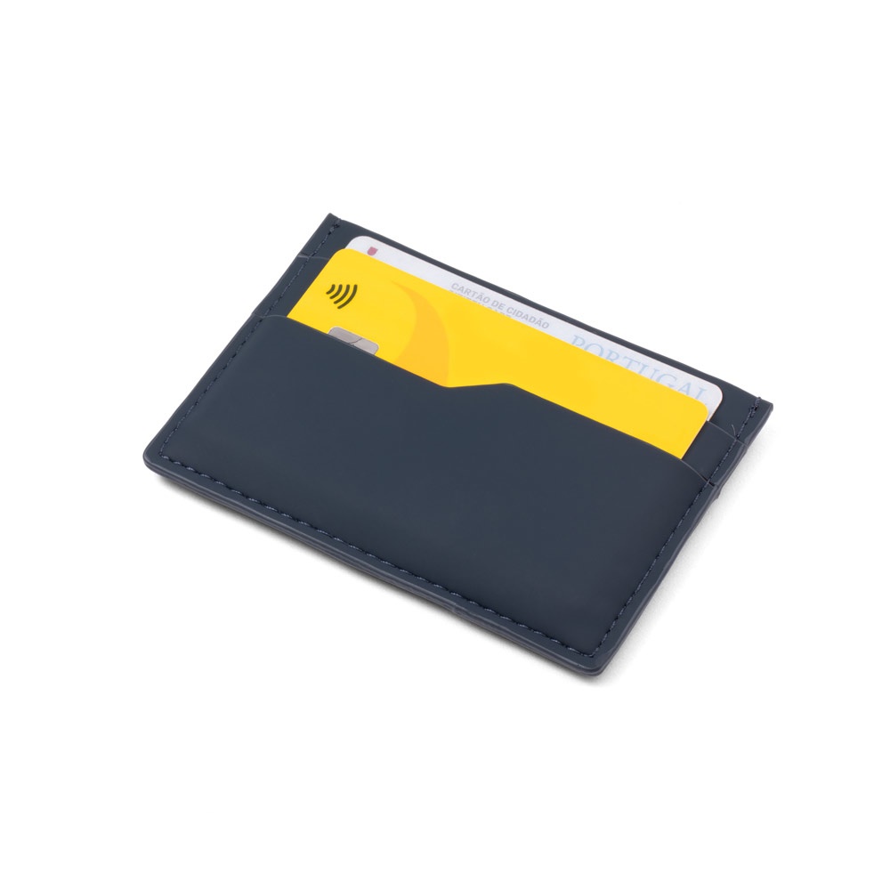 VENTURE WALLET. Tarjetero de poliuretano para 5 tarjetas con bloqueo RFID