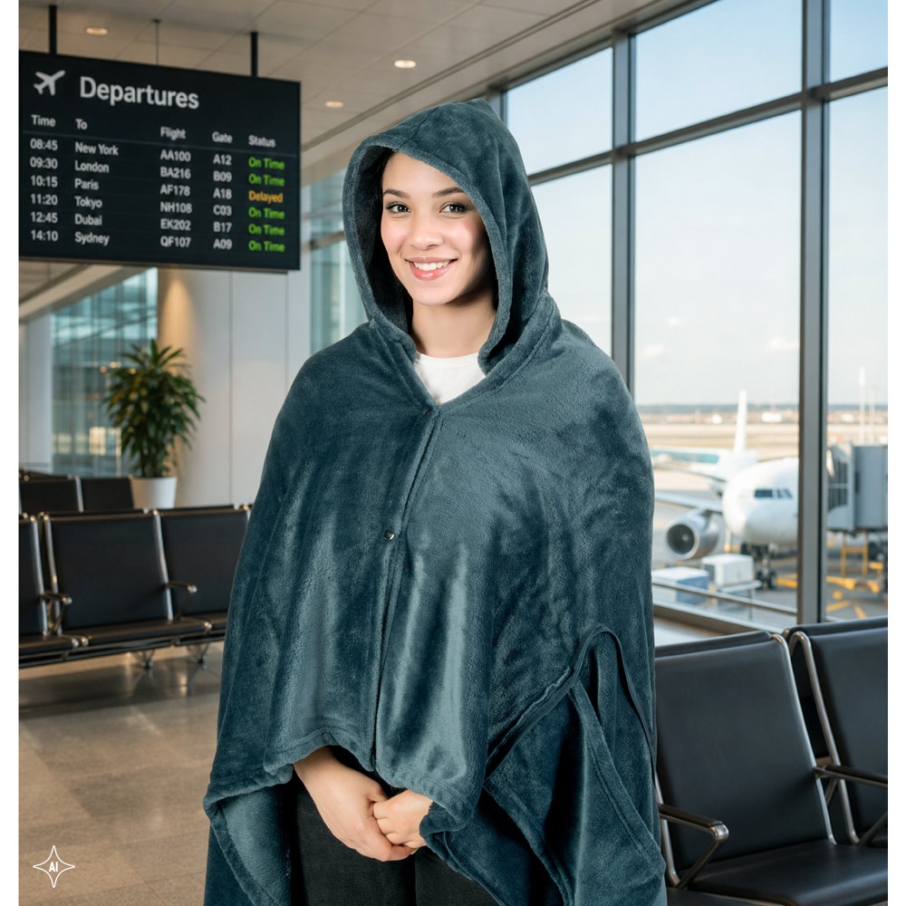 SNUGGY. Conjunto de forro polar 3 en 1 (220 g/m²) ideal para viajar