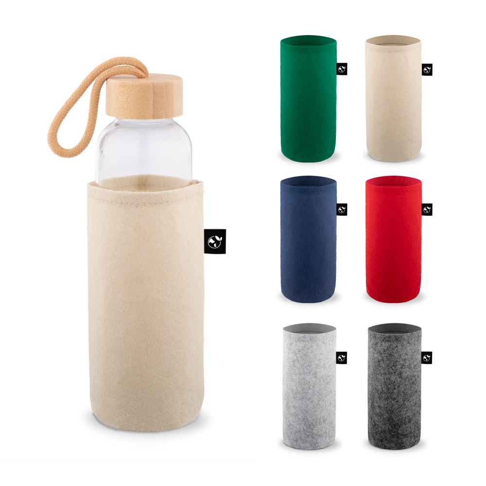 STOREY. Recycled felt sleeve (100% rPET) ideal for bottles