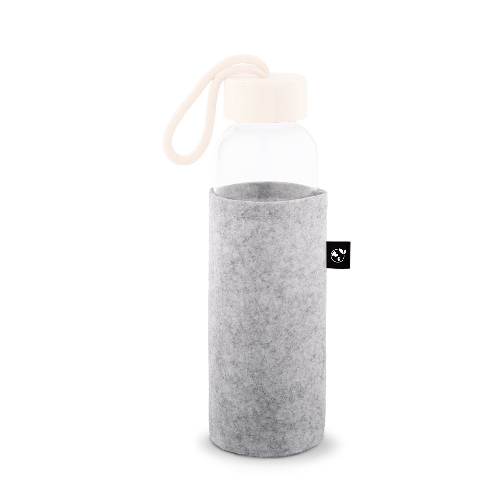 STOREY. Funda de fieltro reciclado (100% rPET), ideal para botellas