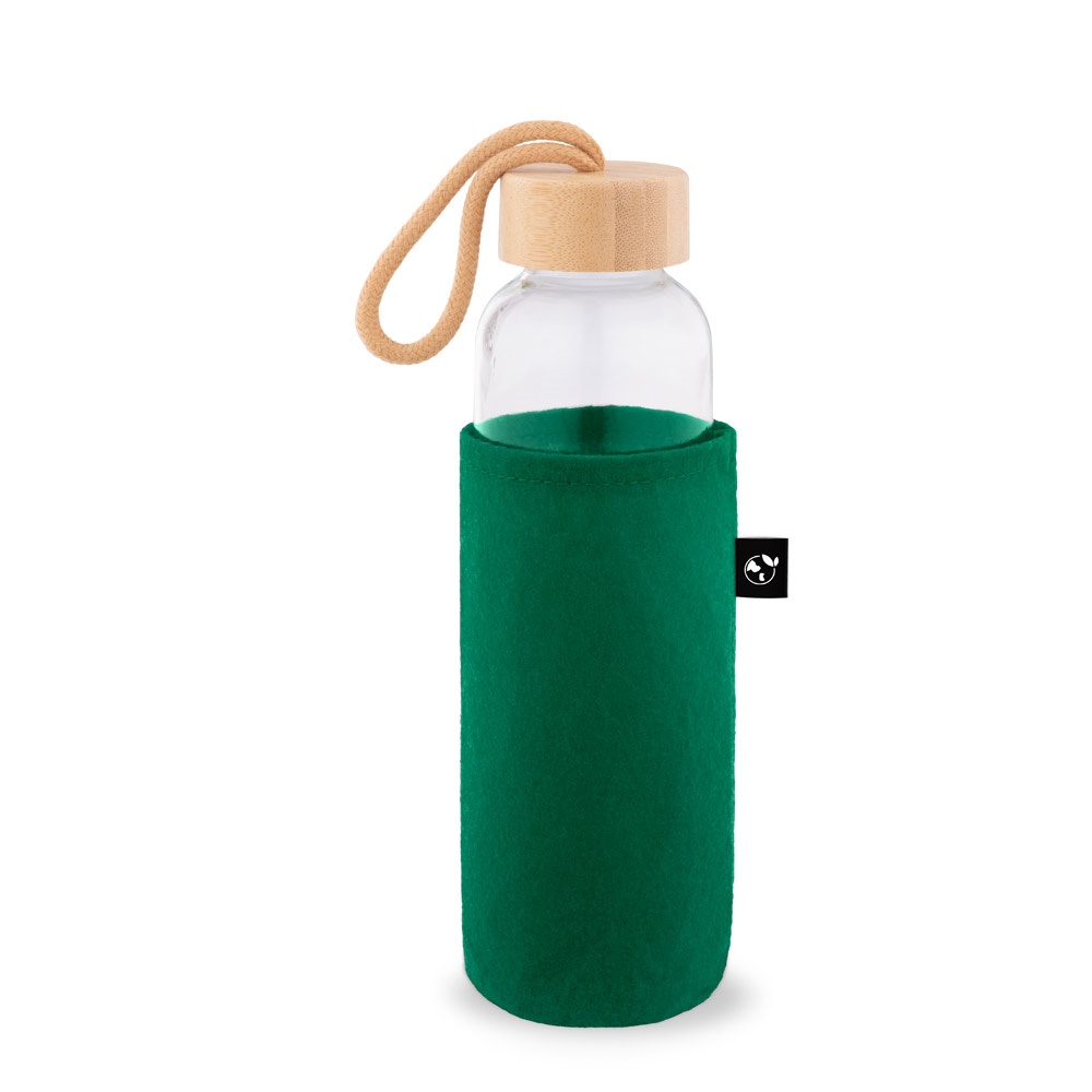 STOREY. Funda de fieltro reciclado (100% rPET), ideal para botellas
