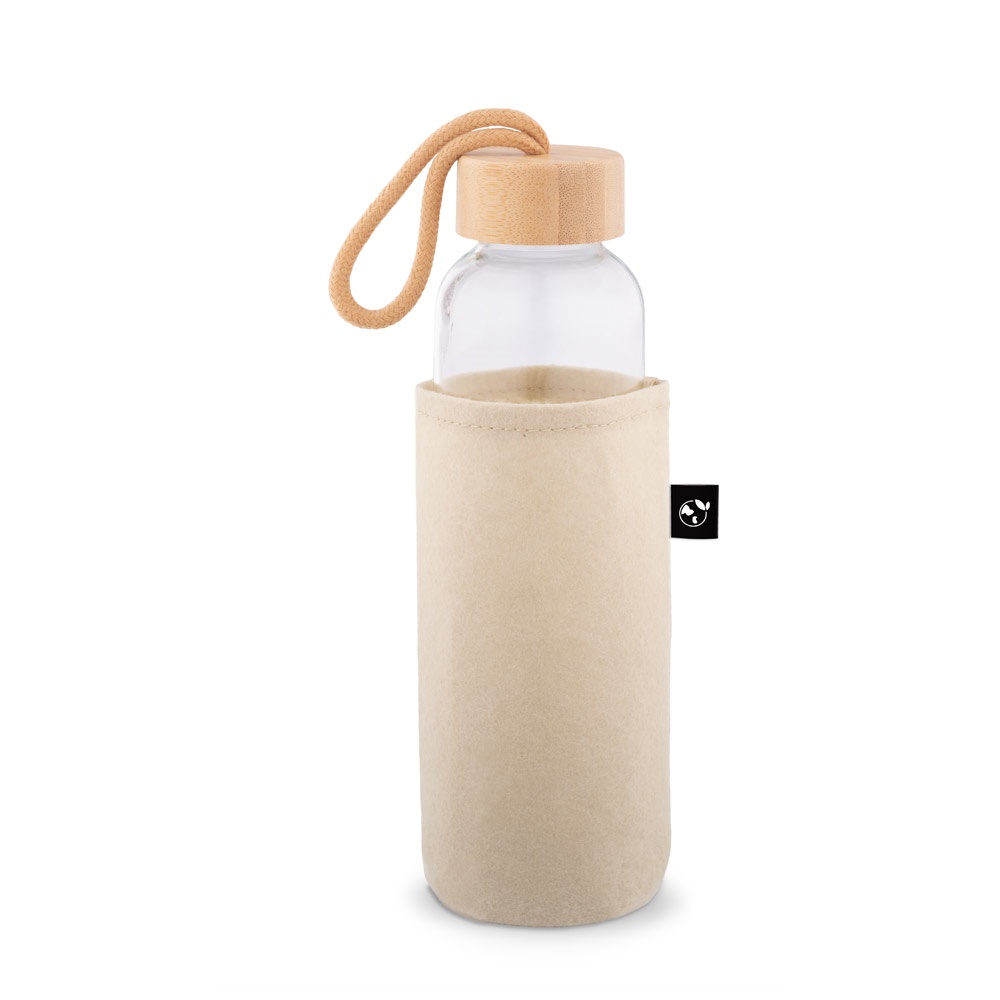 STOREY. Funda de fieltro reciclado (100% rPET), ideal para botellas