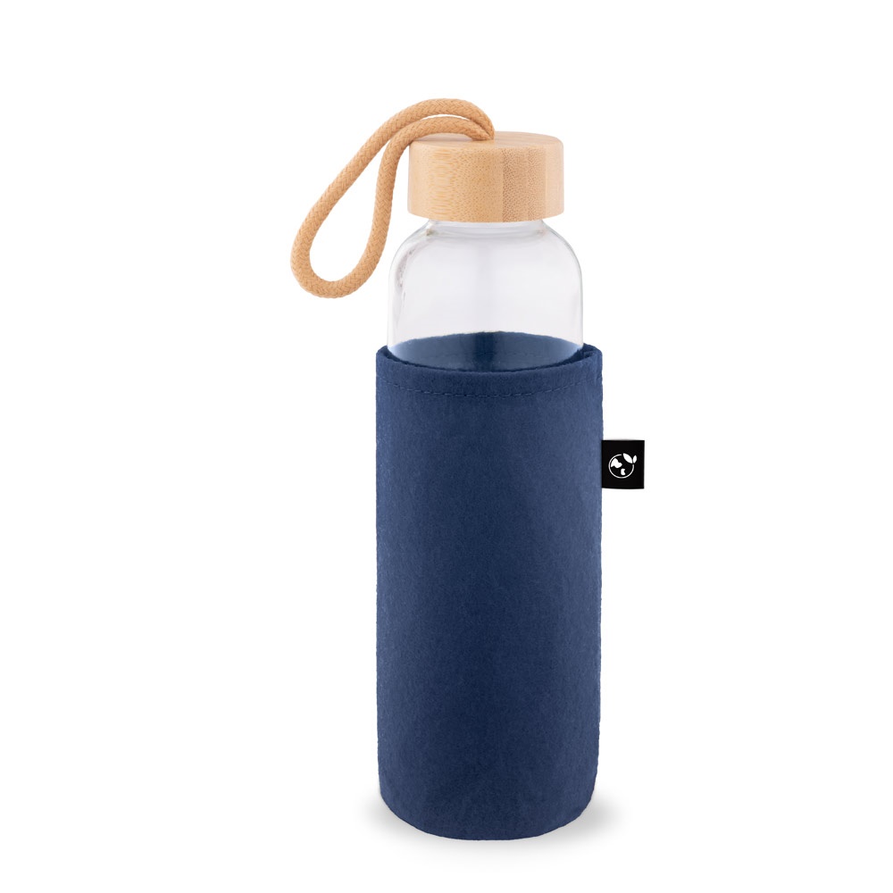 STOREY. Funda de fieltro reciclado (100% rPET), ideal para botellas