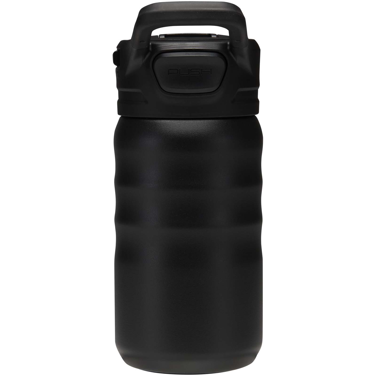 Knox 350 ml RCS recycled double wall stainless steel sport bottle with flip straw