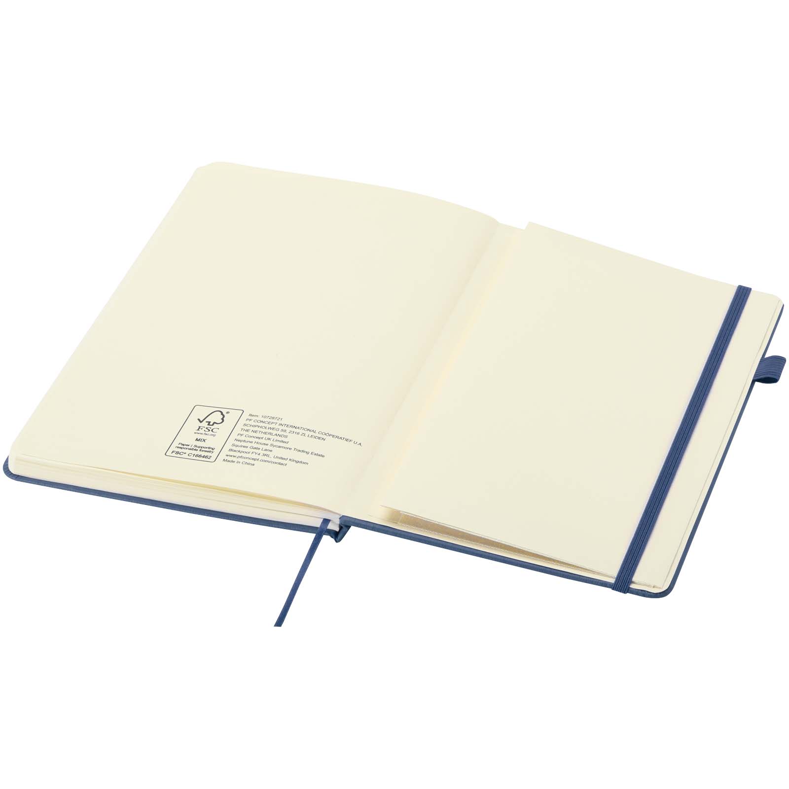 Liss A5 recycled plastic hard cover notebook