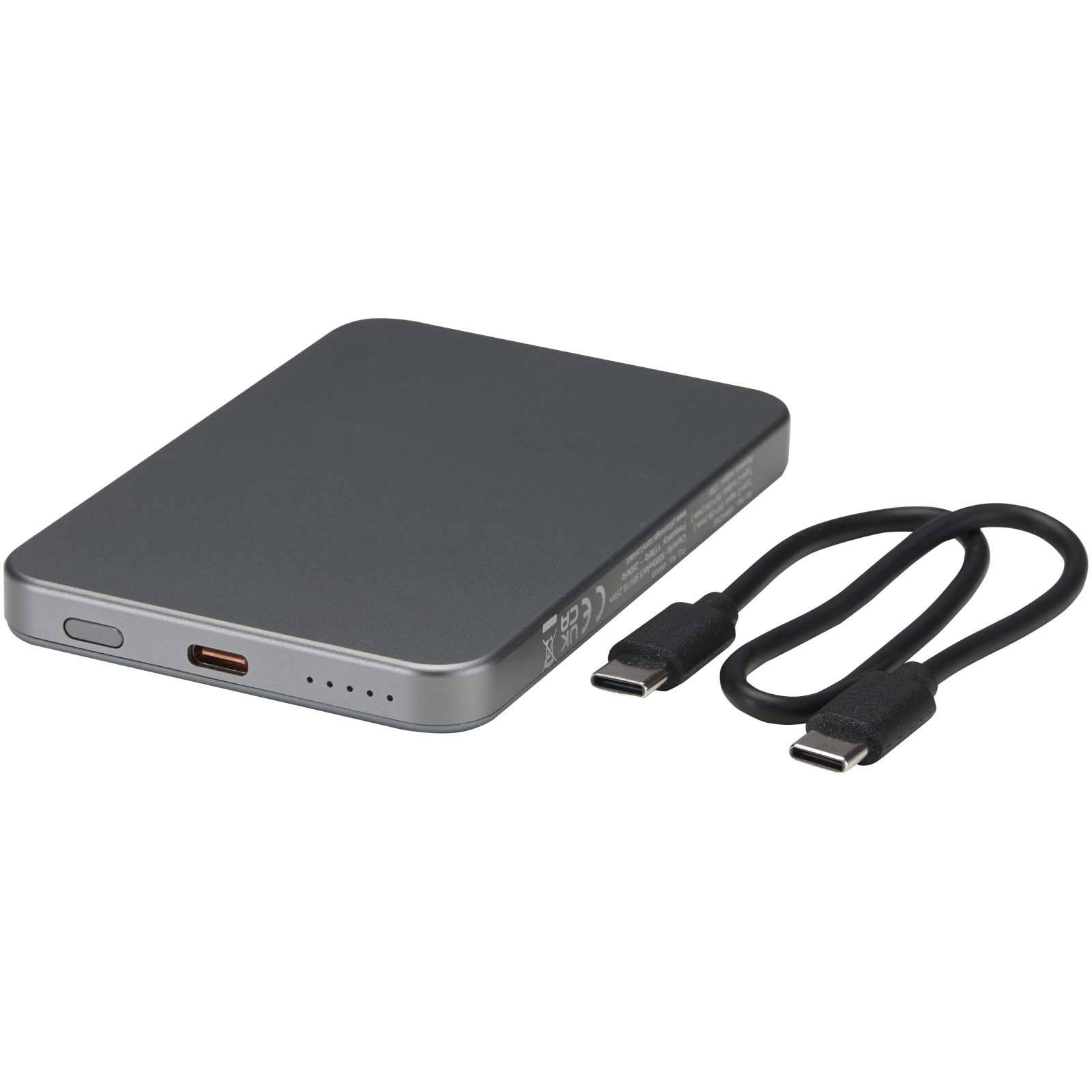 Avis 5000 mAh RCS recycled aluminium magnetic power bank