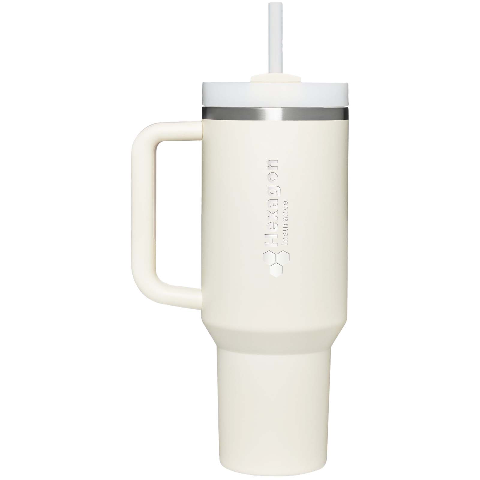 Vaso con aislamiento de acero inoxidable reciclado Stanley Quencher® H2.0 FlowState™ 890 ml