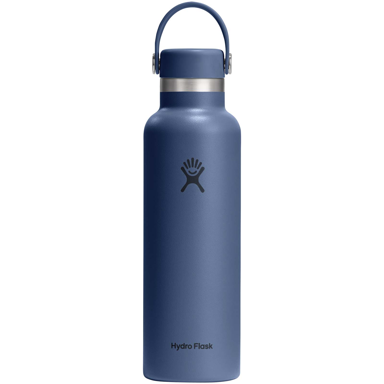 Botella de agua Hydro Flask de acero inoxidable con aislamiento térmico, boca estándar, 621 ml, con tapón con pajita