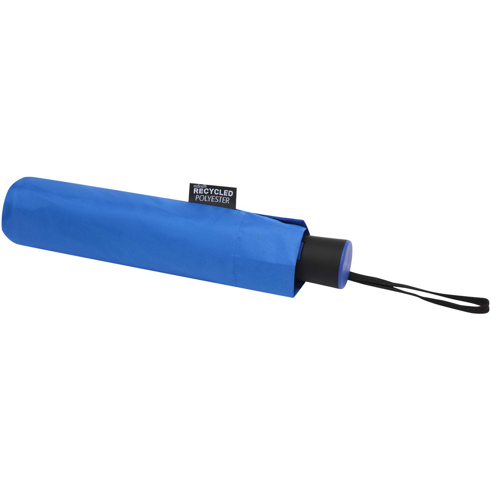 Paraguas Agnes de 53 cm, plegable y con apertura automática, fabricado en RPET