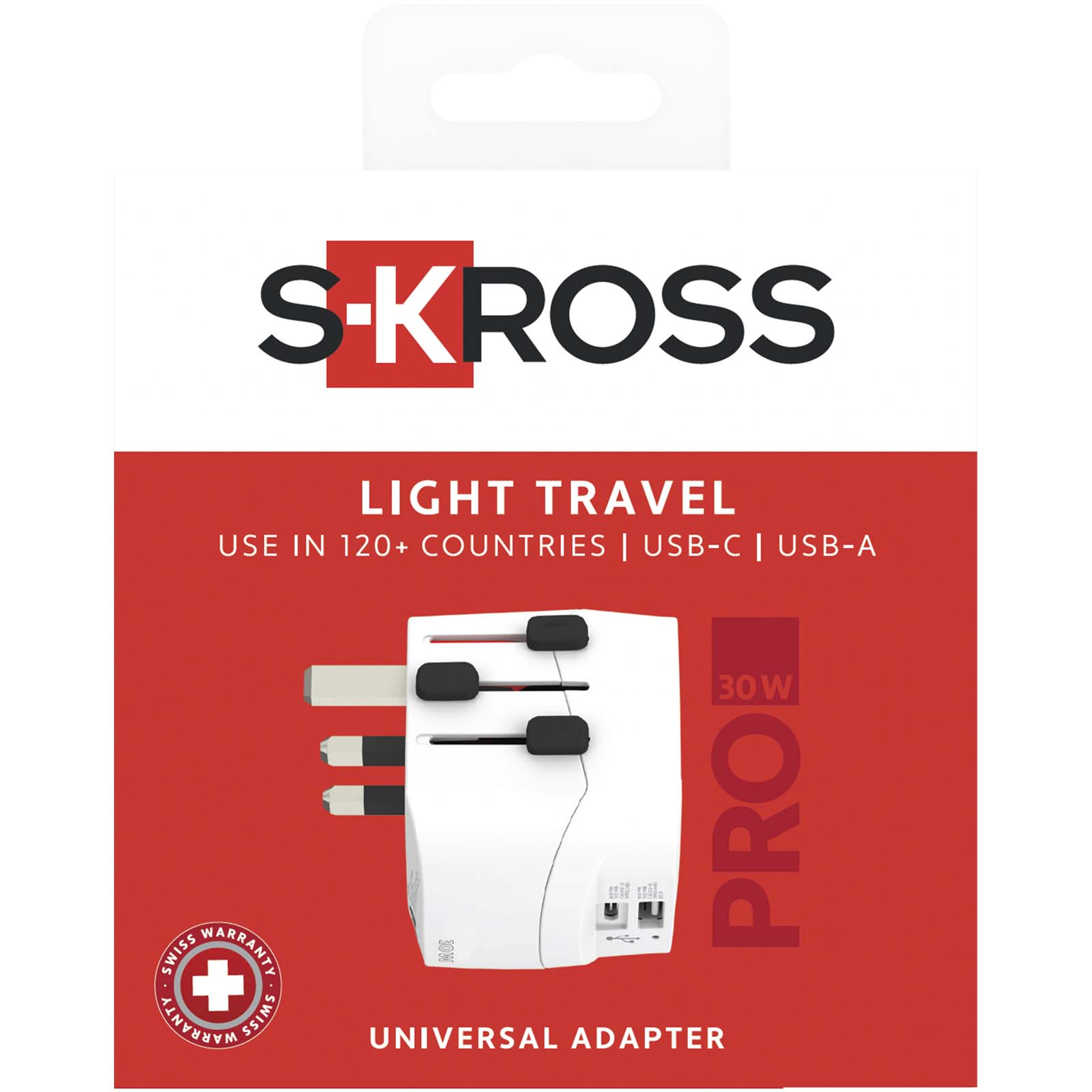 Adaptador universal SKROSS® PRO Light USB AC30PD