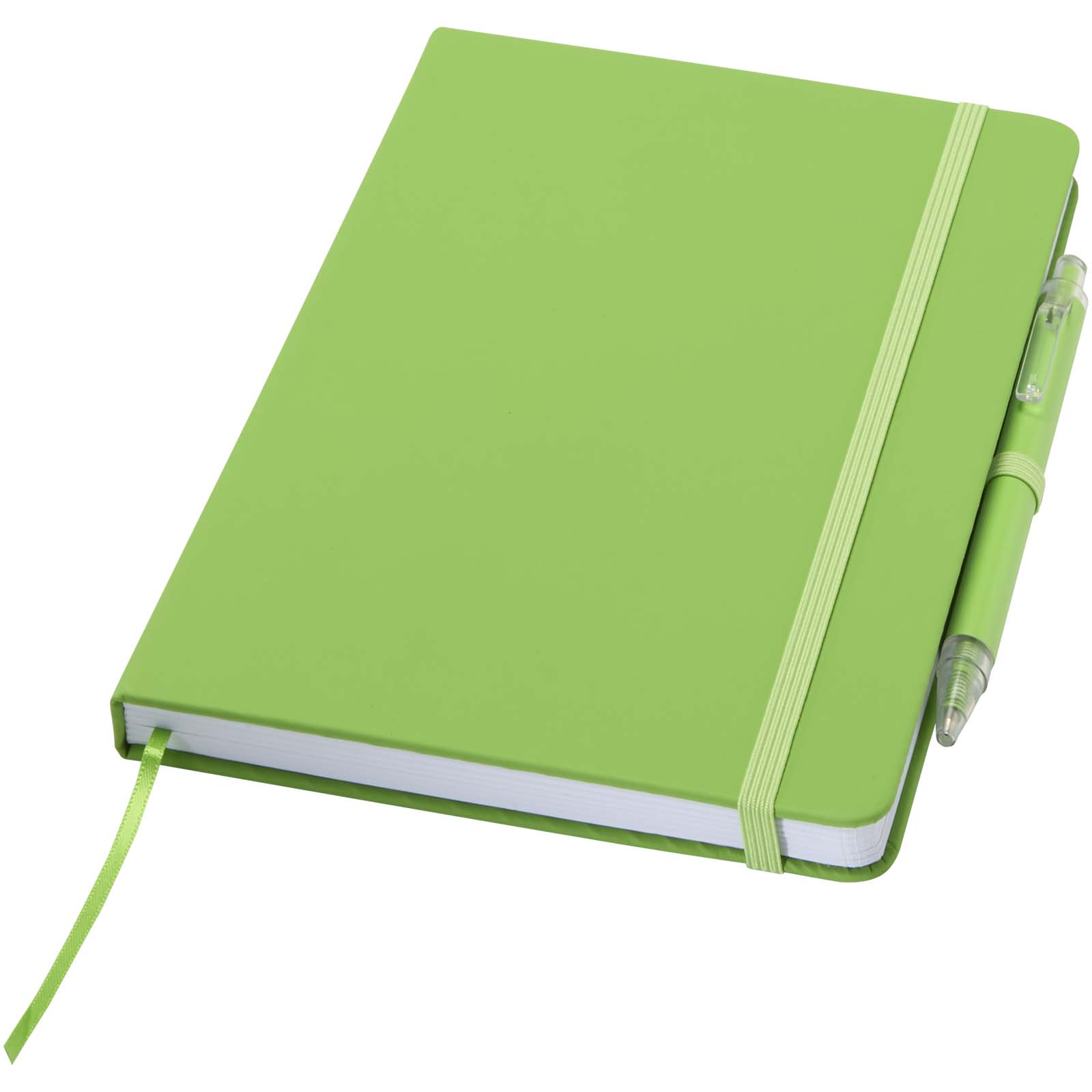 Set de cuaderno reciclado y bolígrafo Spectrum A5