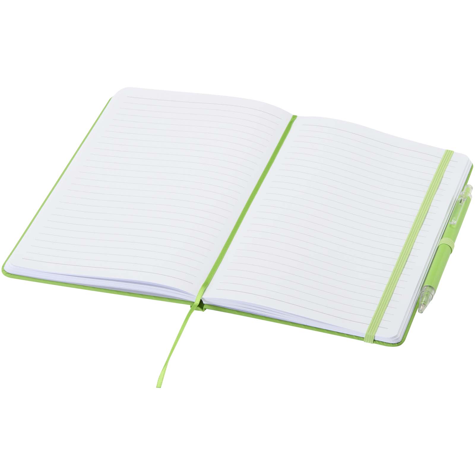 Set de cuaderno reciclado y bolígrafo Spectrum A5