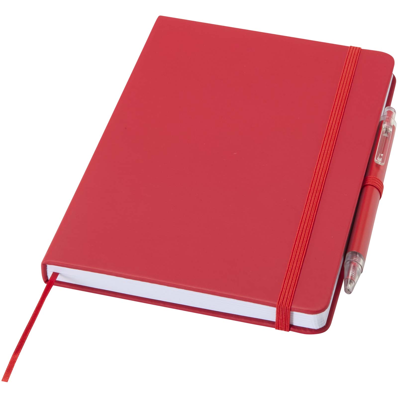Set de cuaderno reciclado y bolígrafo Spectrum A5