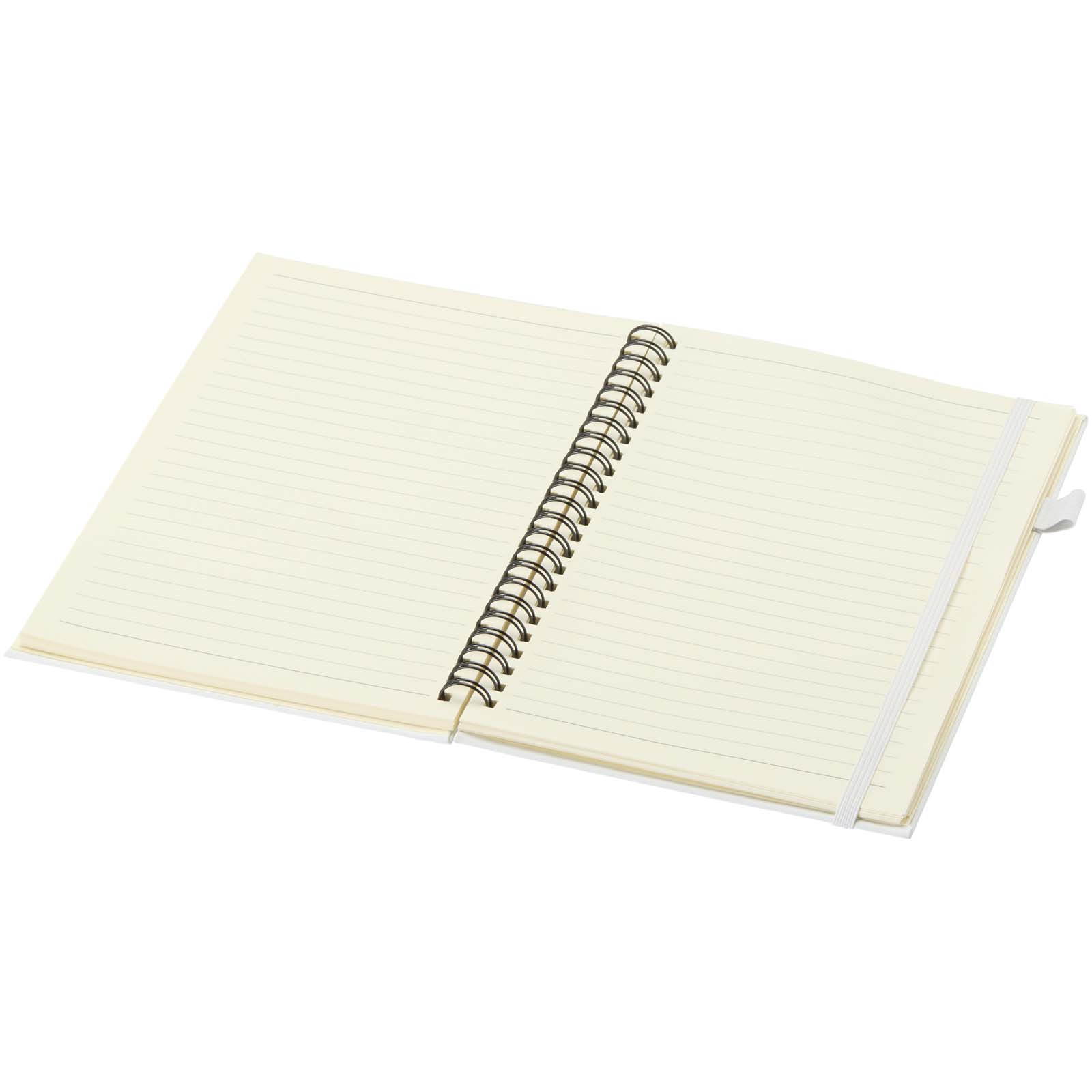 Liss A5 recycled plastic hard cover spiral notebook