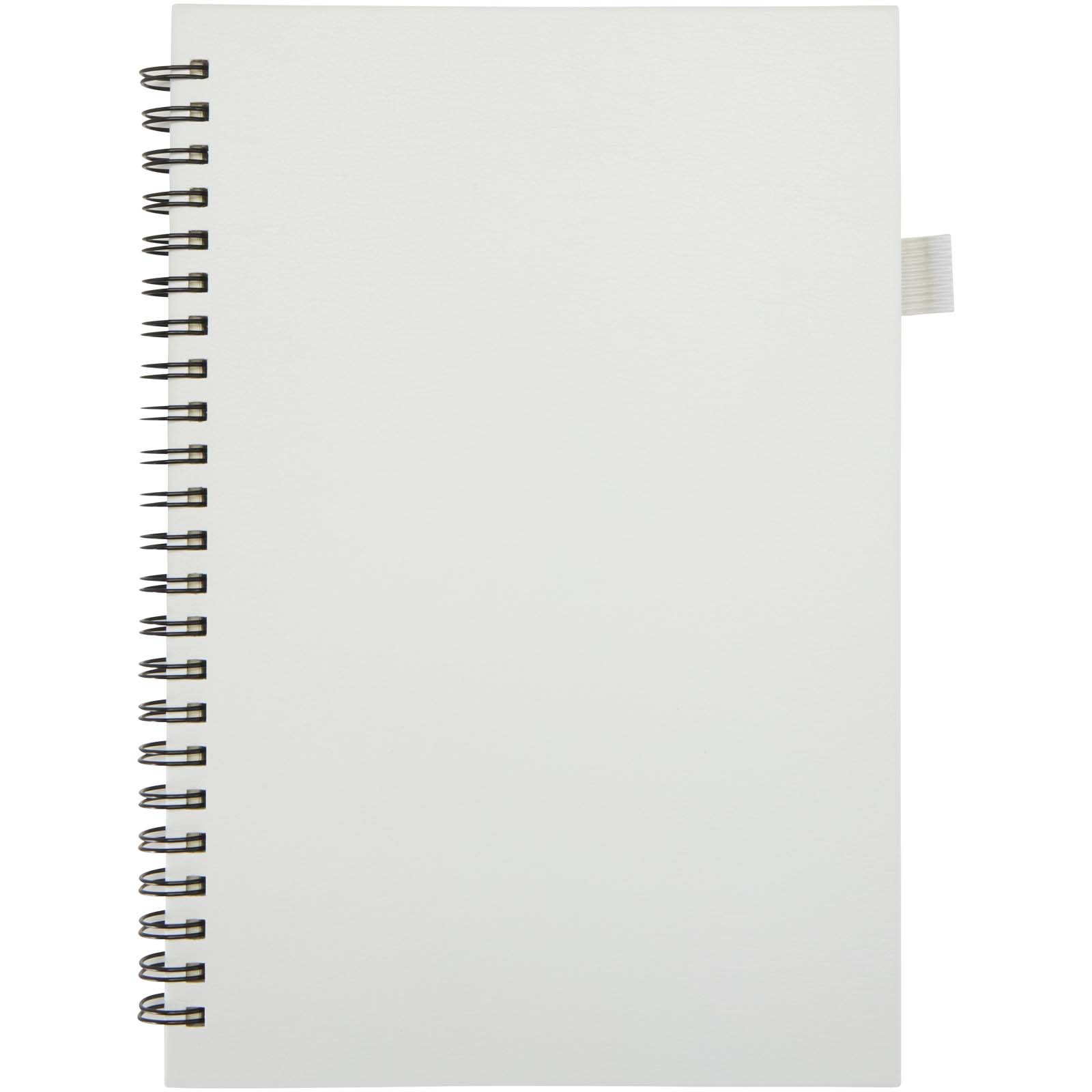 Liss A5 recycled plastic hard cover spiral notebook