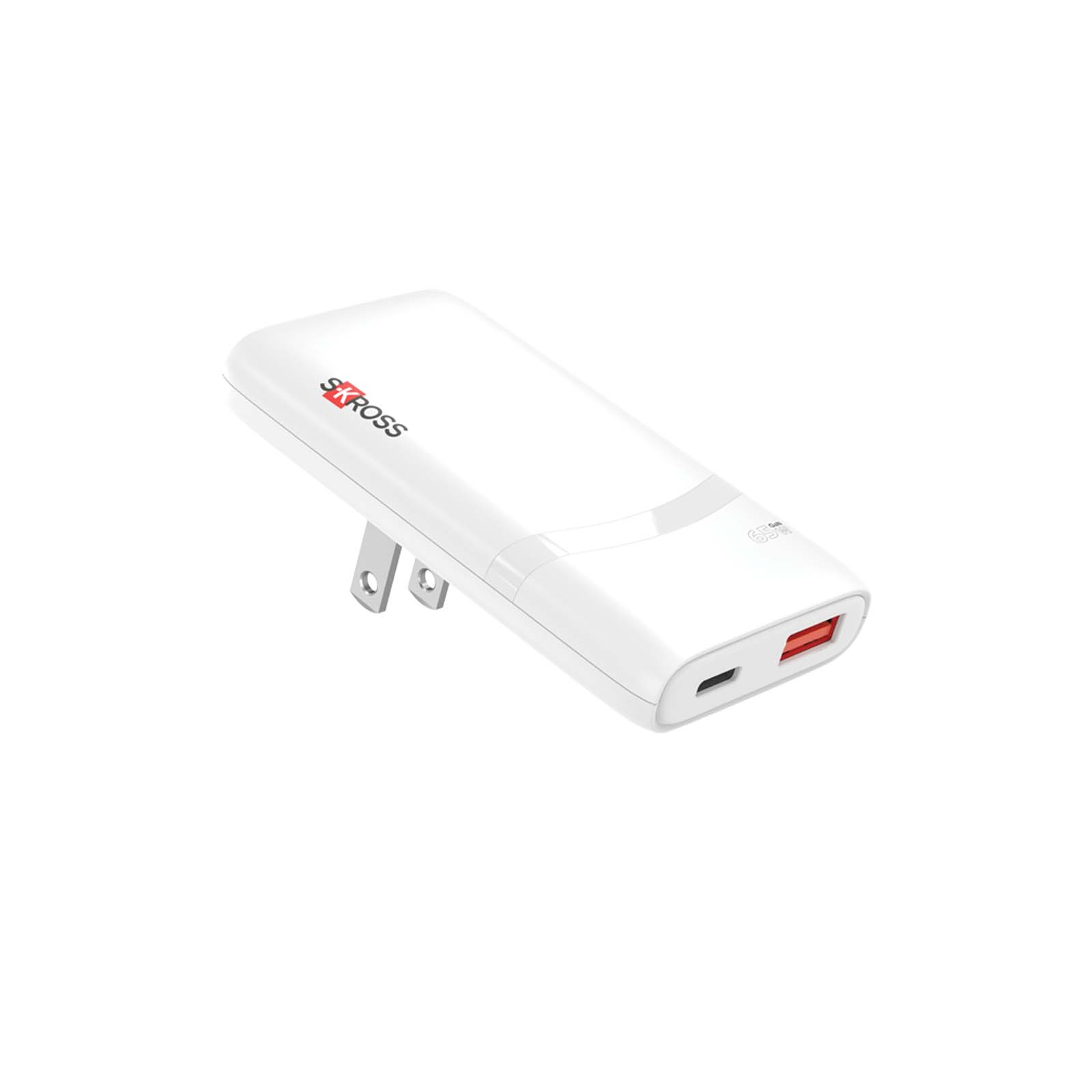 Cargador SKROSS® Klip Slim de 65 W con varias puntas