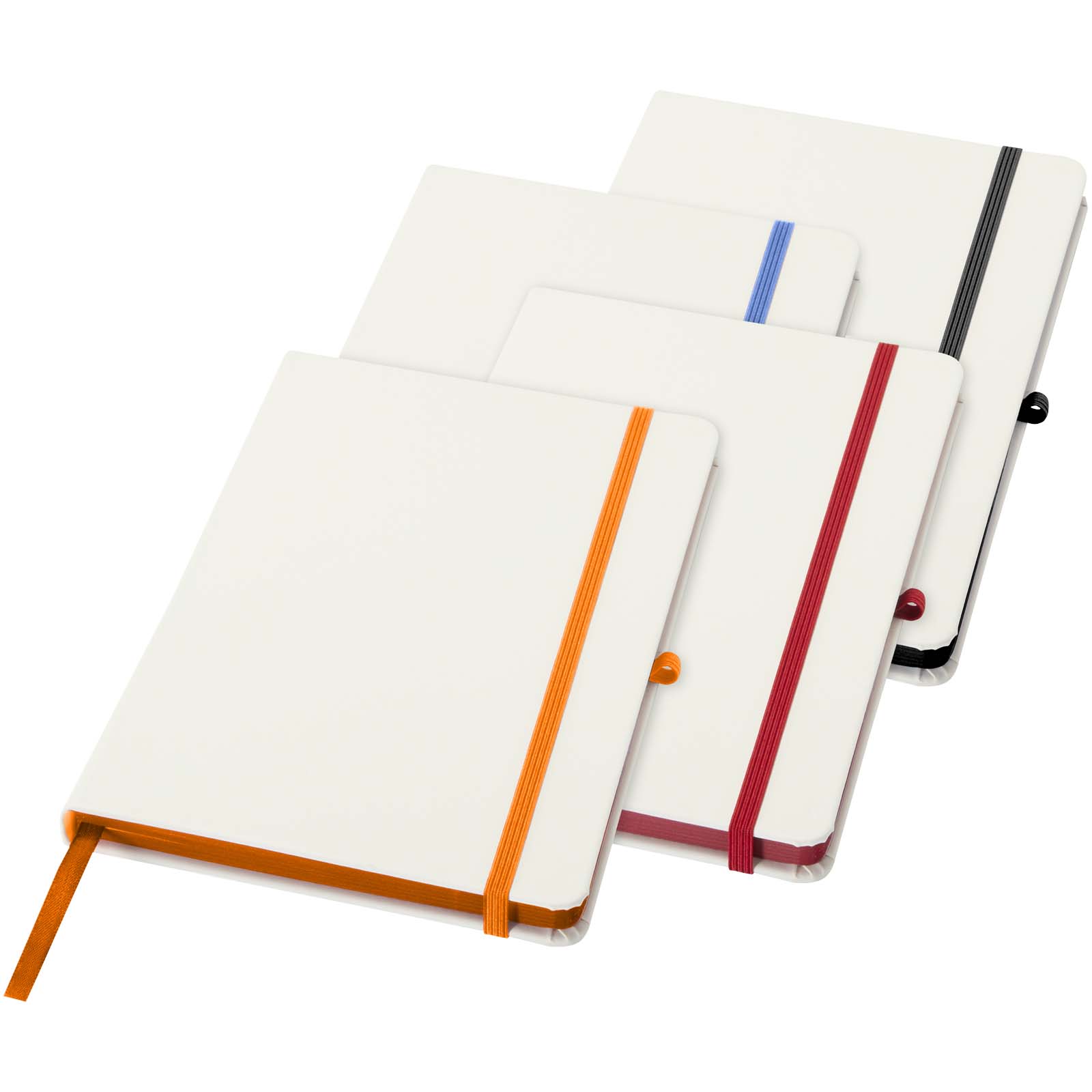 Cuaderno Spectrum A5 de tapa dura con bordes de colores
