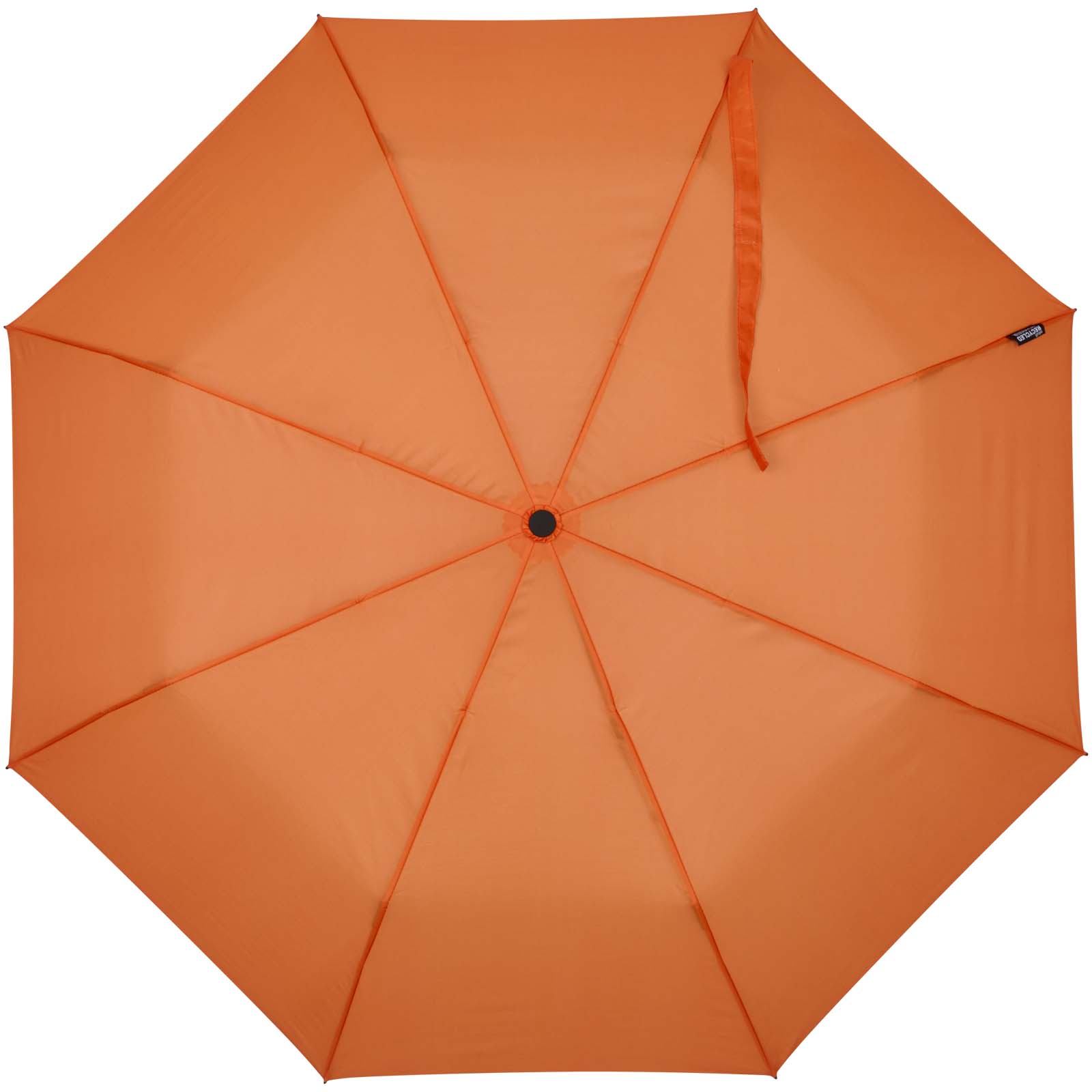 Paraguas Agnes de 53 cm, plegable y con apertura automática, fabricado en RPET