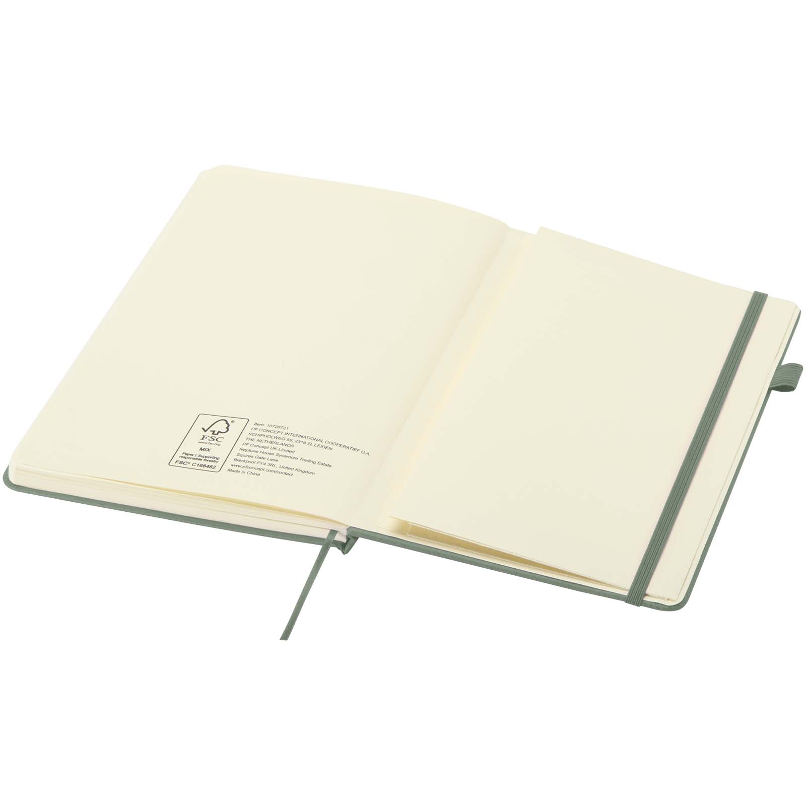 Liss A5 recycled plastic hard cover notebook
