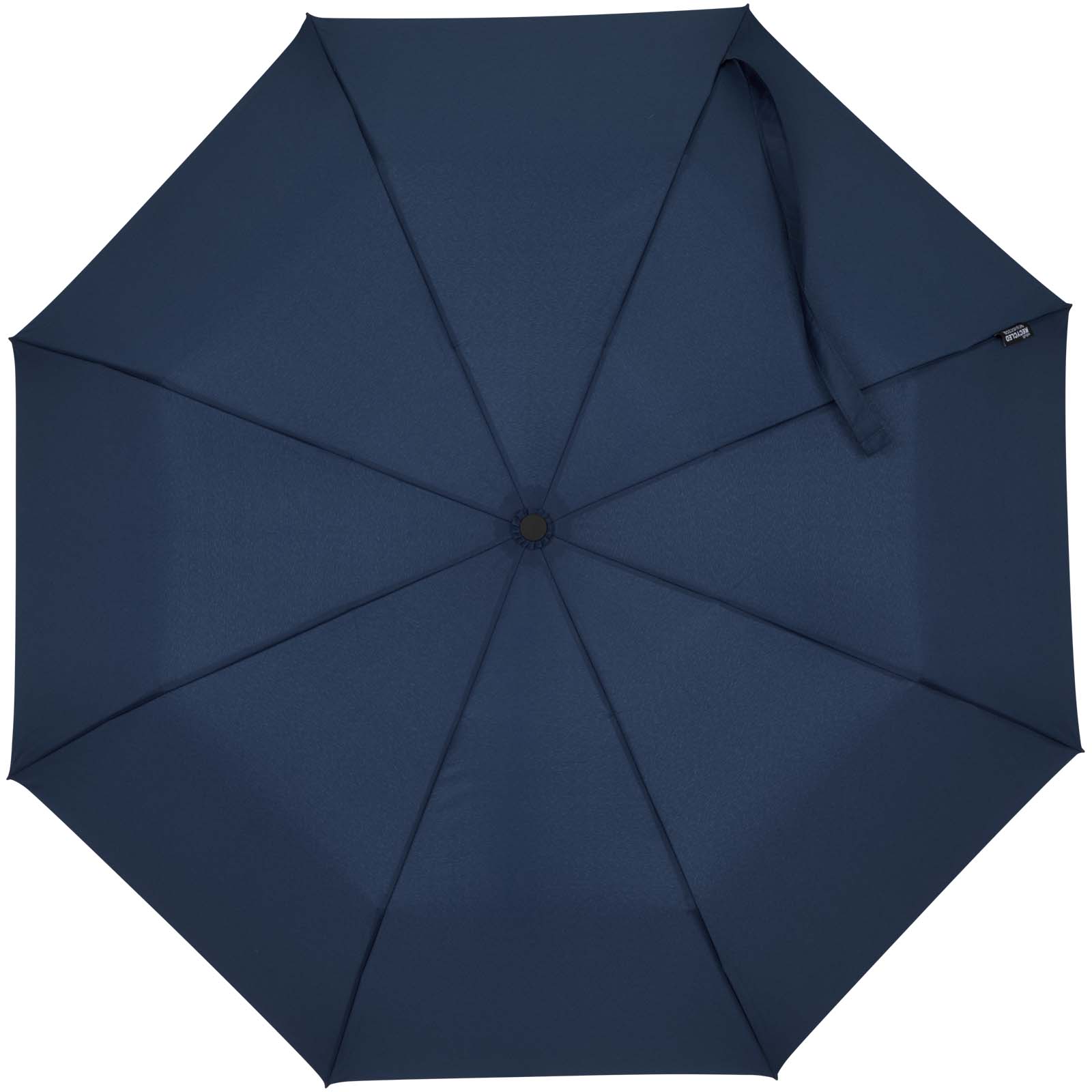 Paraguas Agnes de 53 cm, plegable y con apertura automática, fabricado en RPET
