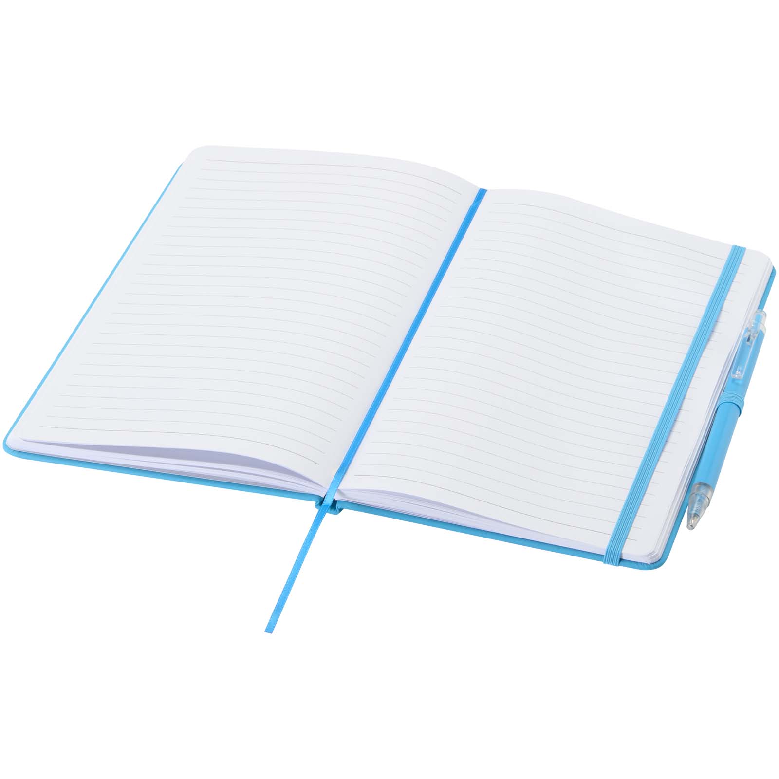 Set de cuaderno reciclado y bolígrafo Spectrum A5