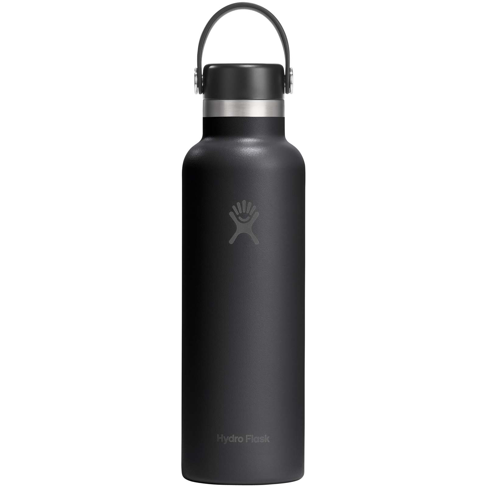 Botella de agua Hydro Flask de acero inoxidable con aislamiento térmico, boca estándar, 621 ml, con tapón con pajita