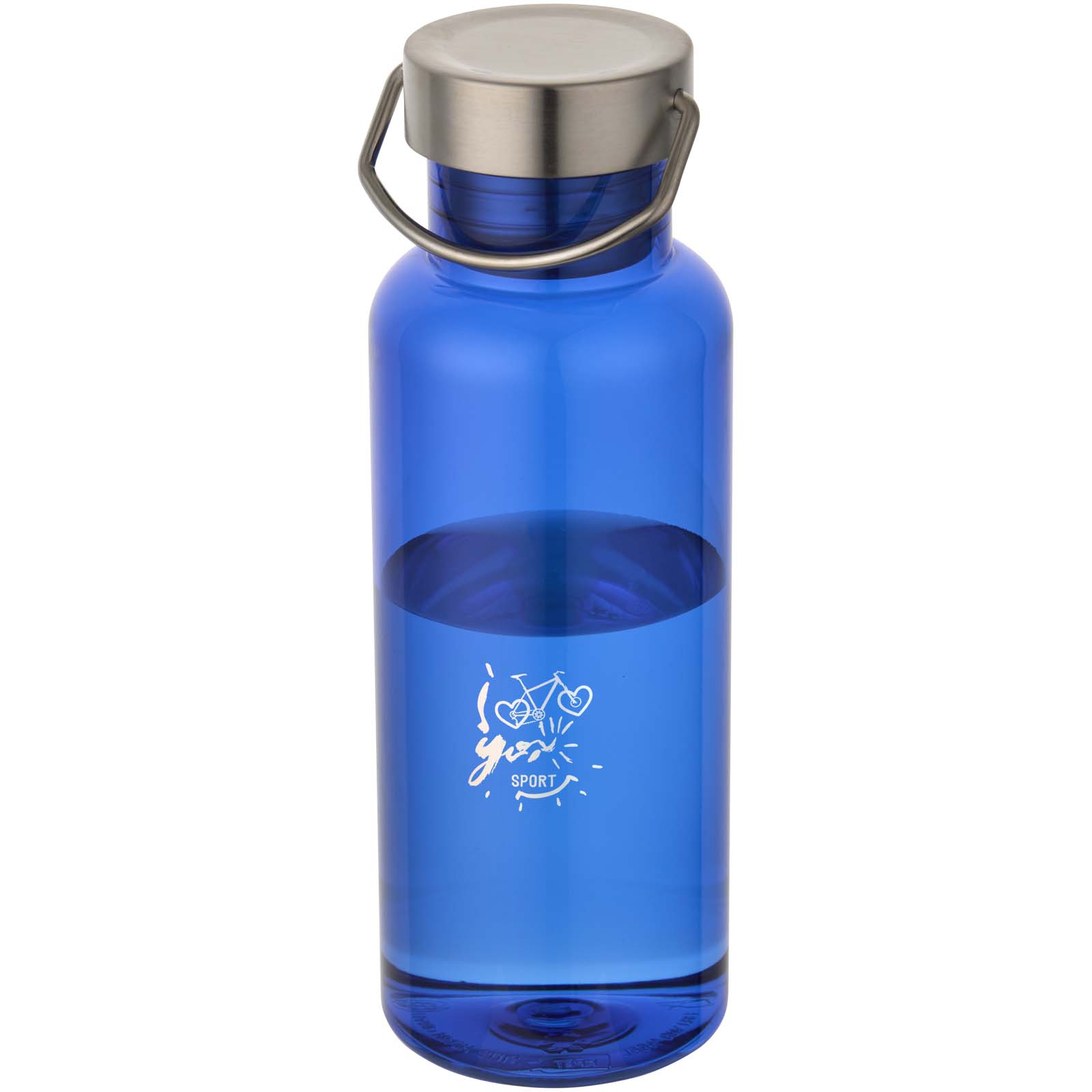 Botella de agua Thor de 600 ml, fabricada con RPET reciclado de RCS