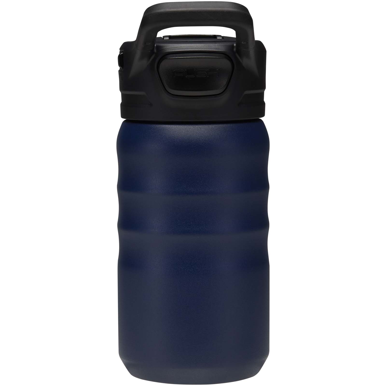 Knox 350 ml RCS recycled double wall stainless steel sport bottle with flip straw