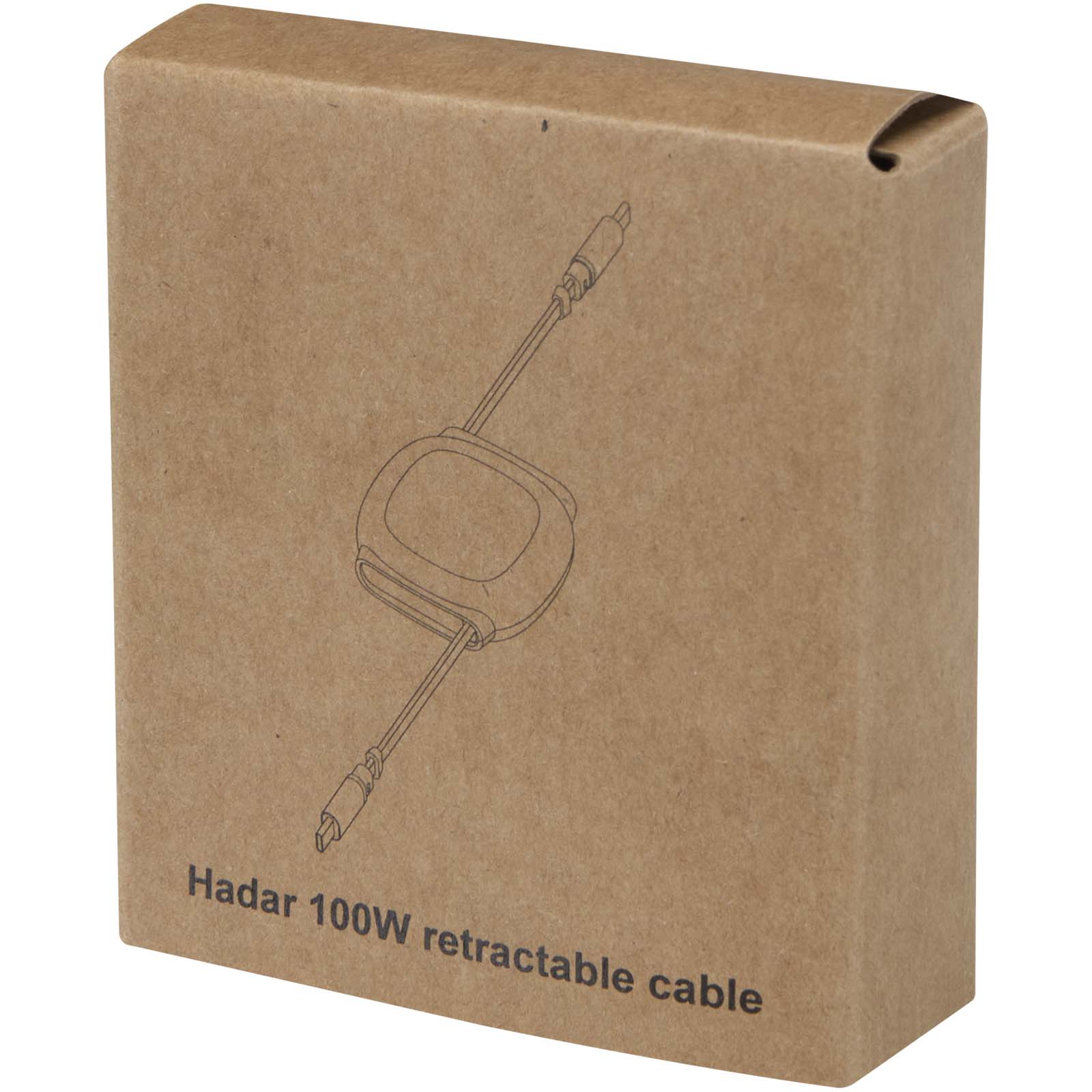 Cable retráctil Alphard de 100 W para CarPlay, de plástico reciclado, con carga PD