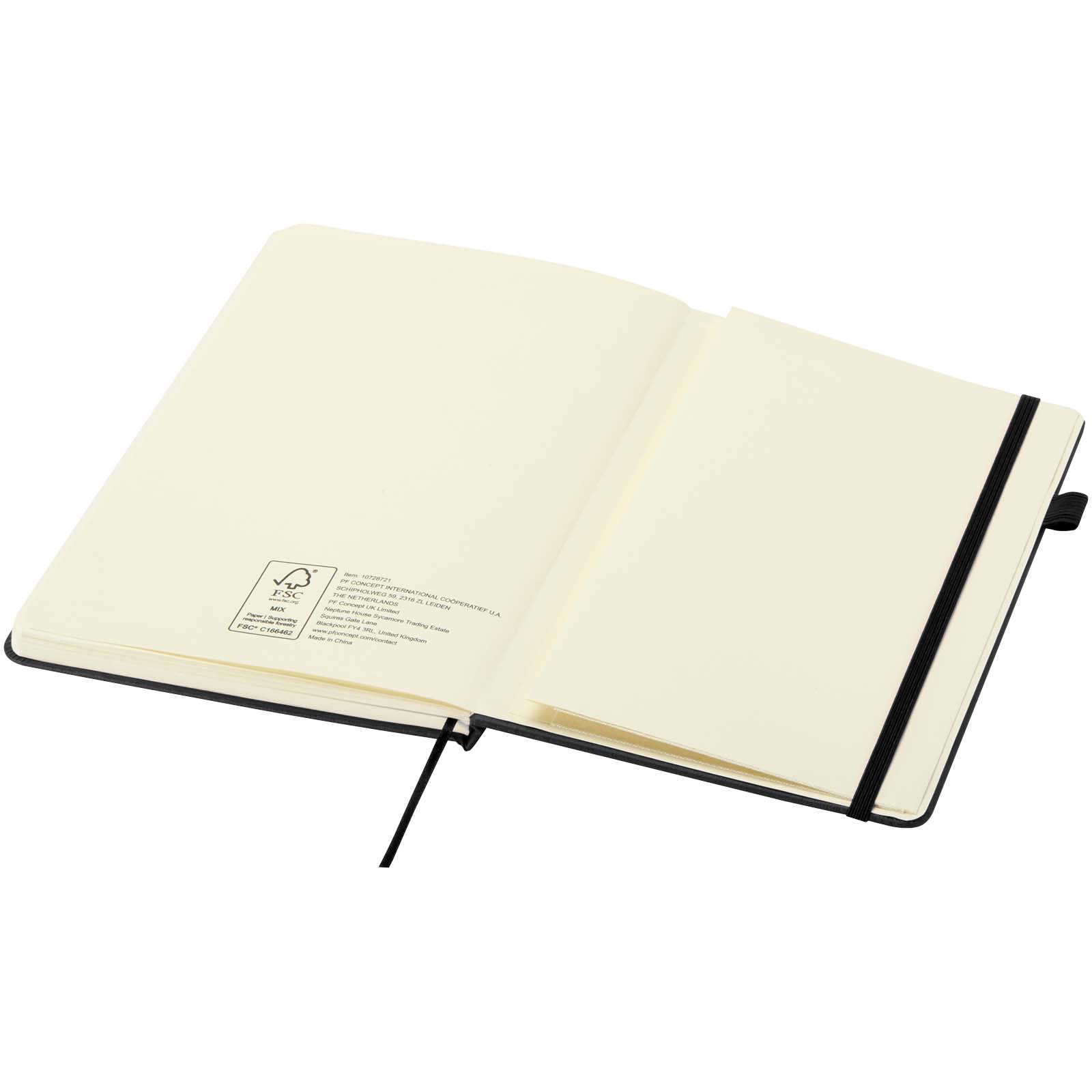 Liss A5 recycled plastic hard cover notebook