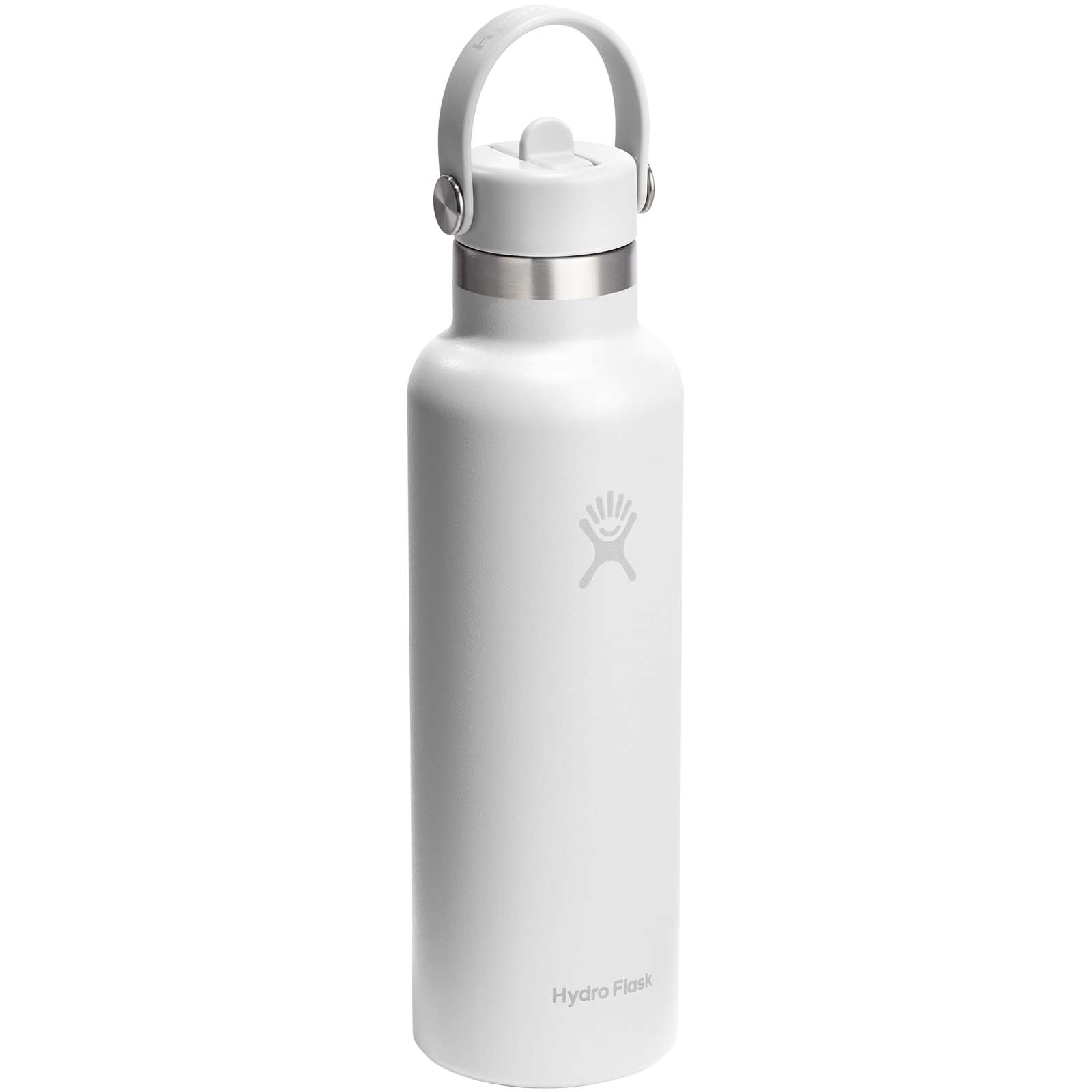 Botella de agua térmica de acero inoxidable Hydro Flask, boca estándar, 621 ml