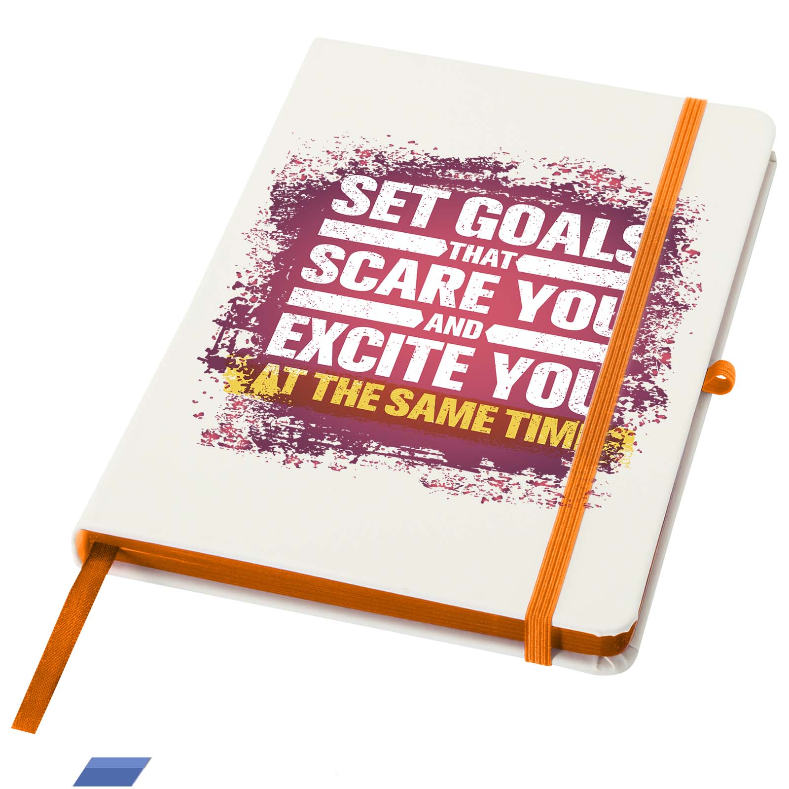 Cuaderno Spectrum A5 de tapa dura con bordes de colores