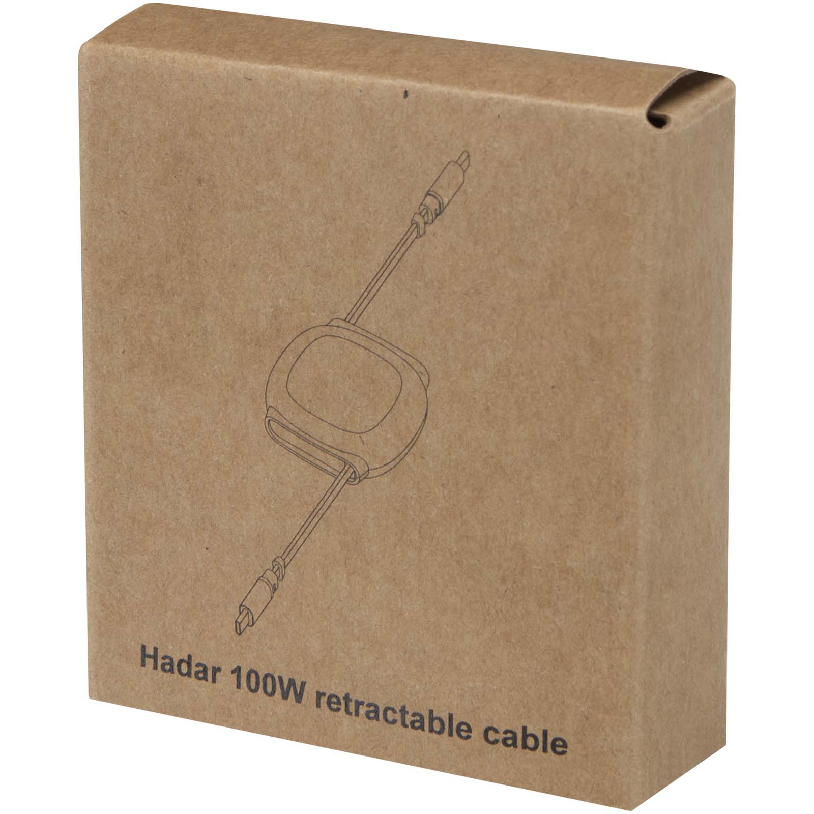 Cable retráctil Alphard de 100 W para CarPlay, de plástico reciclado, con carga PD