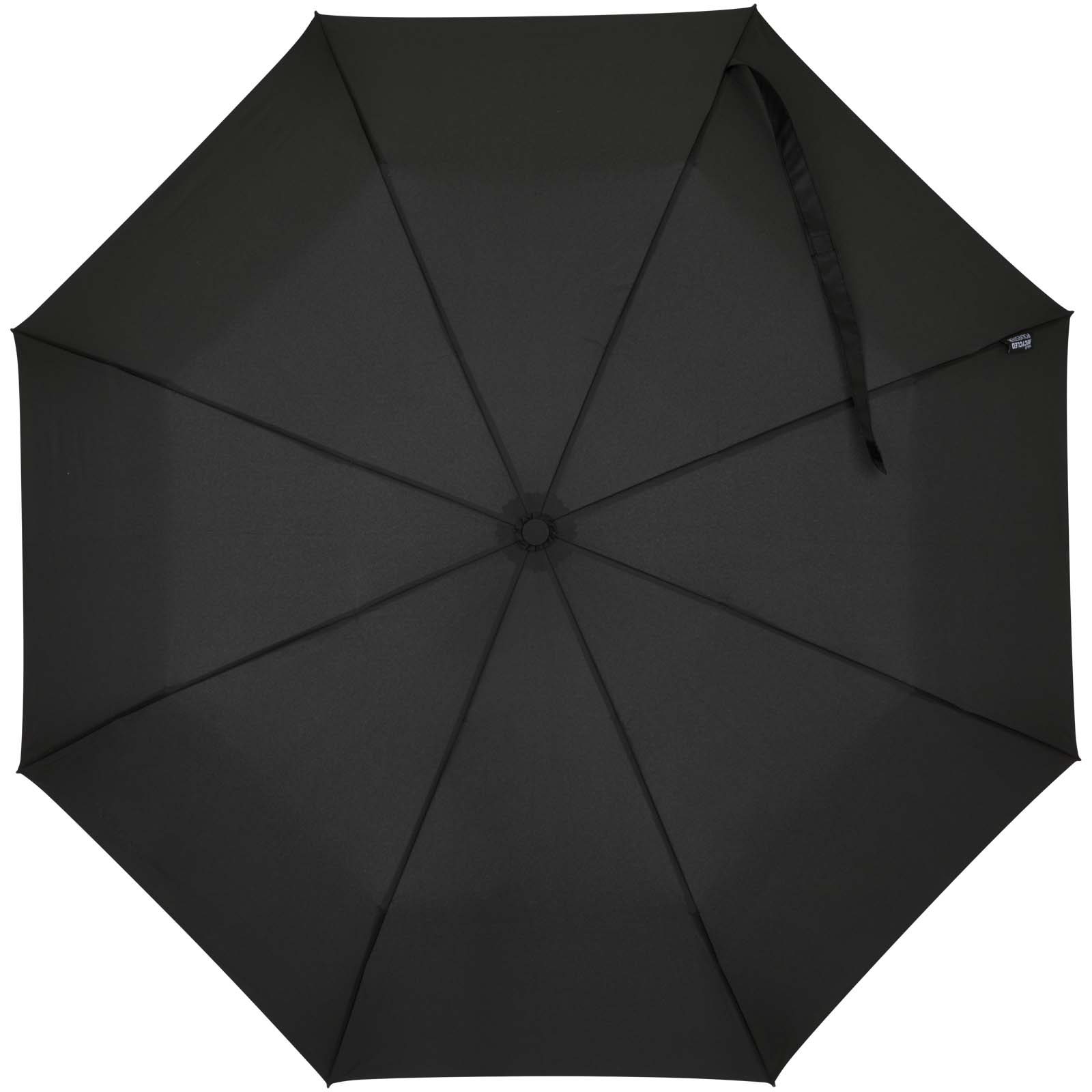 Paraguas Agnes de 53 cm, plegable y con apertura automática, fabricado en RPET