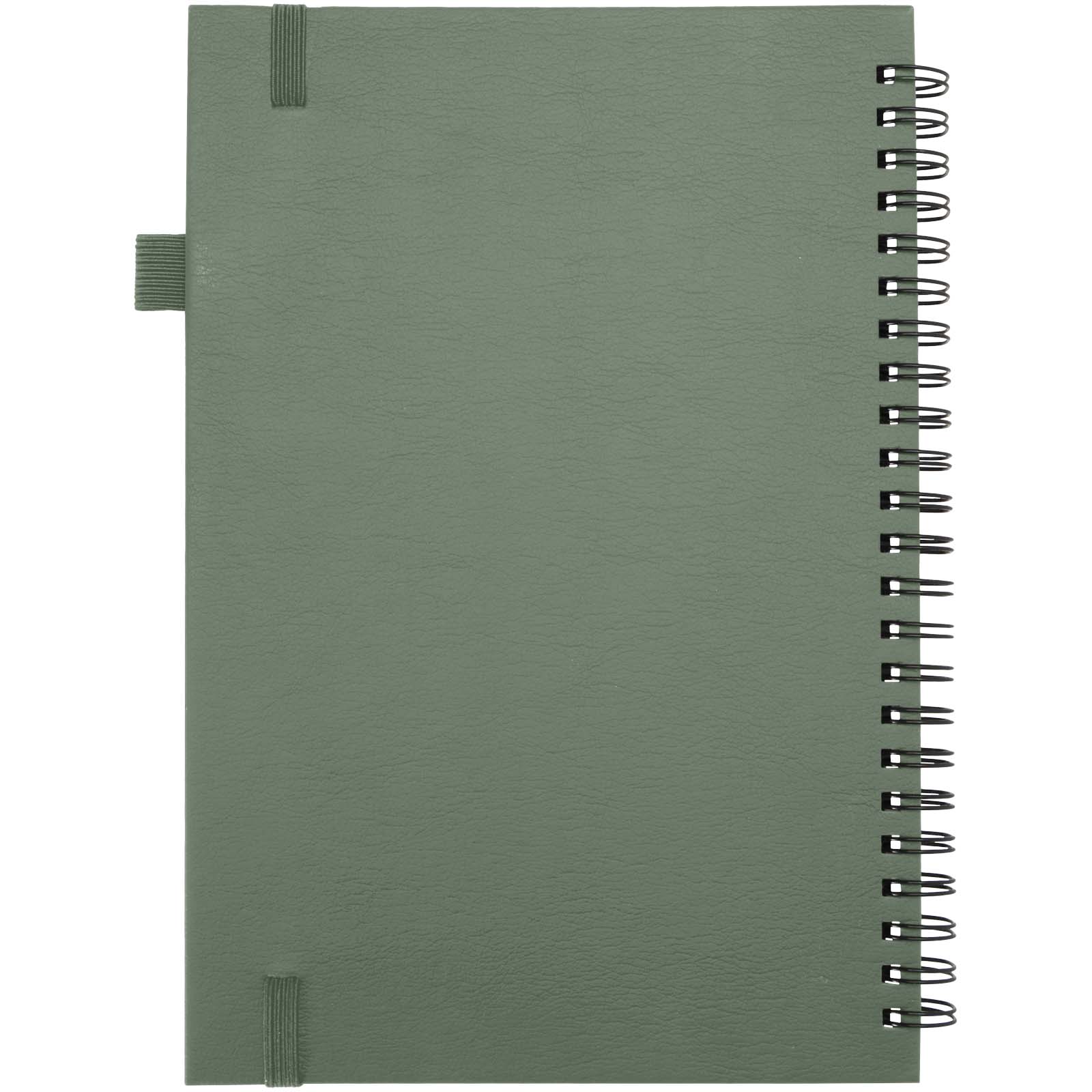 Liss A5 recycled plastic hard cover spiral notebook