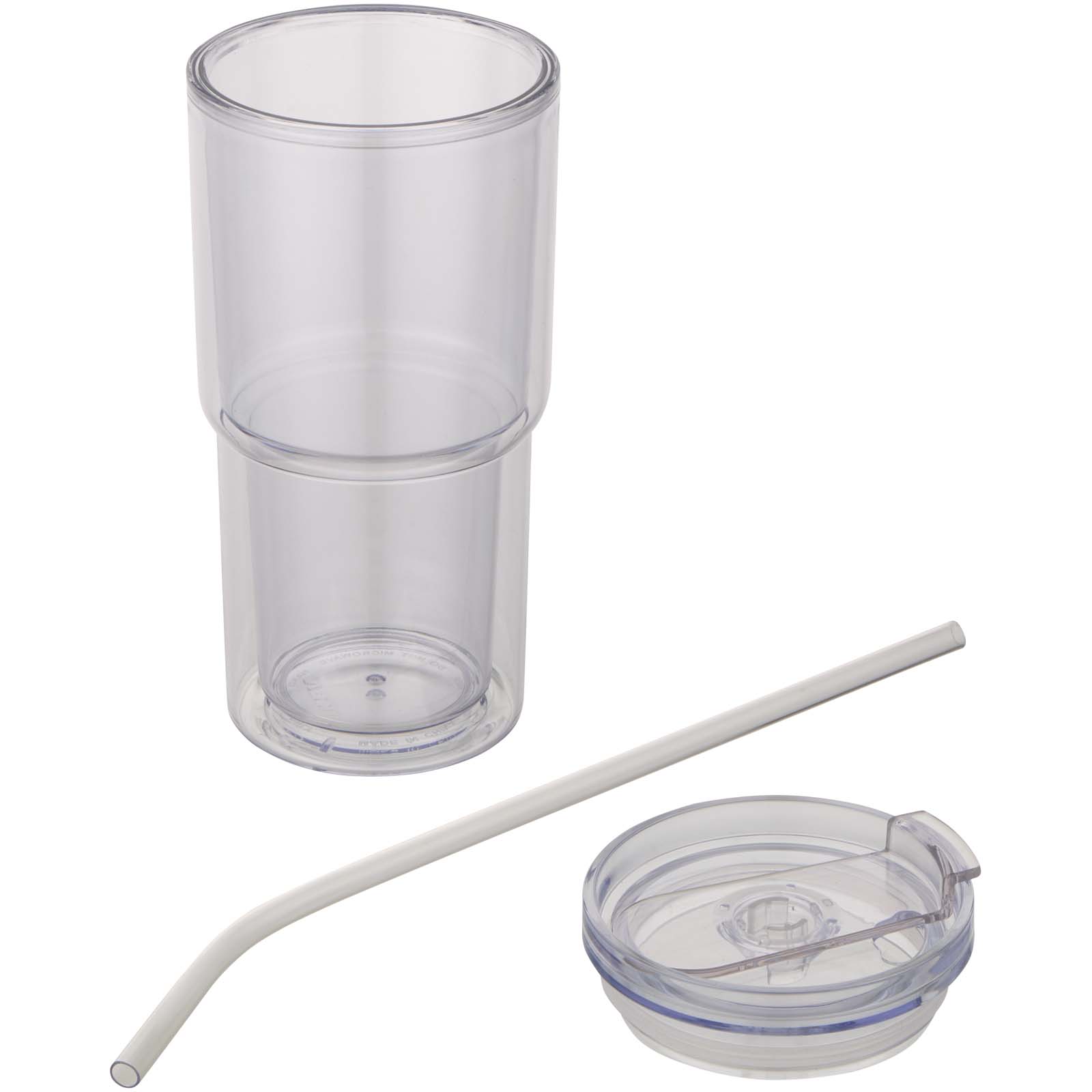 Archer 480 ml double wall plastic tumbler