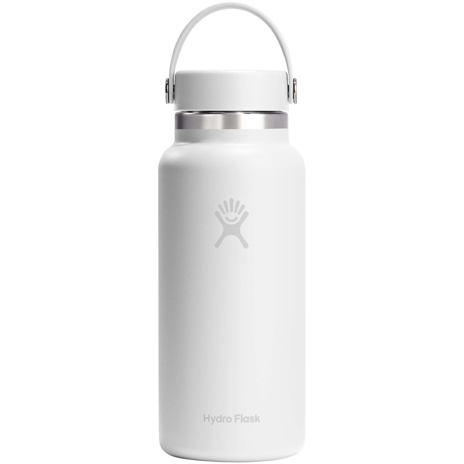 Botella de agua térmica de acero inoxidable Hydro Flask de boca ancha, 946 ml