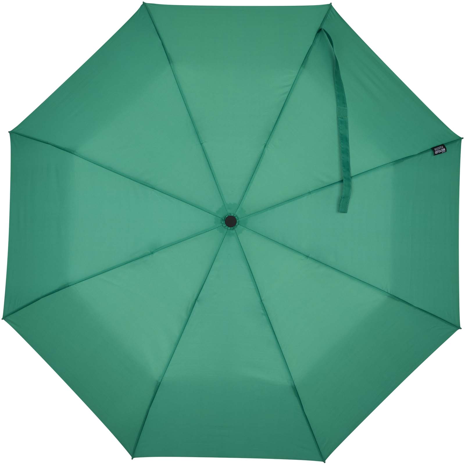 Paraguas Agnes de 53 cm, plegable y con apertura automática, fabricado en RPET