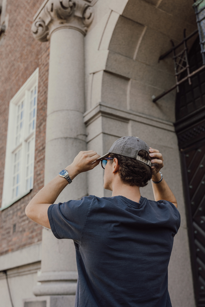 Gorra algodón bicolor 270 g/m² con 6 paneles BEAU AWARE™