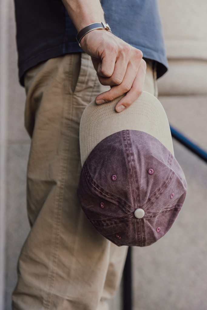 Gorra algodón bicolor 270 g/m² con 6 paneles BEAU AWARE™